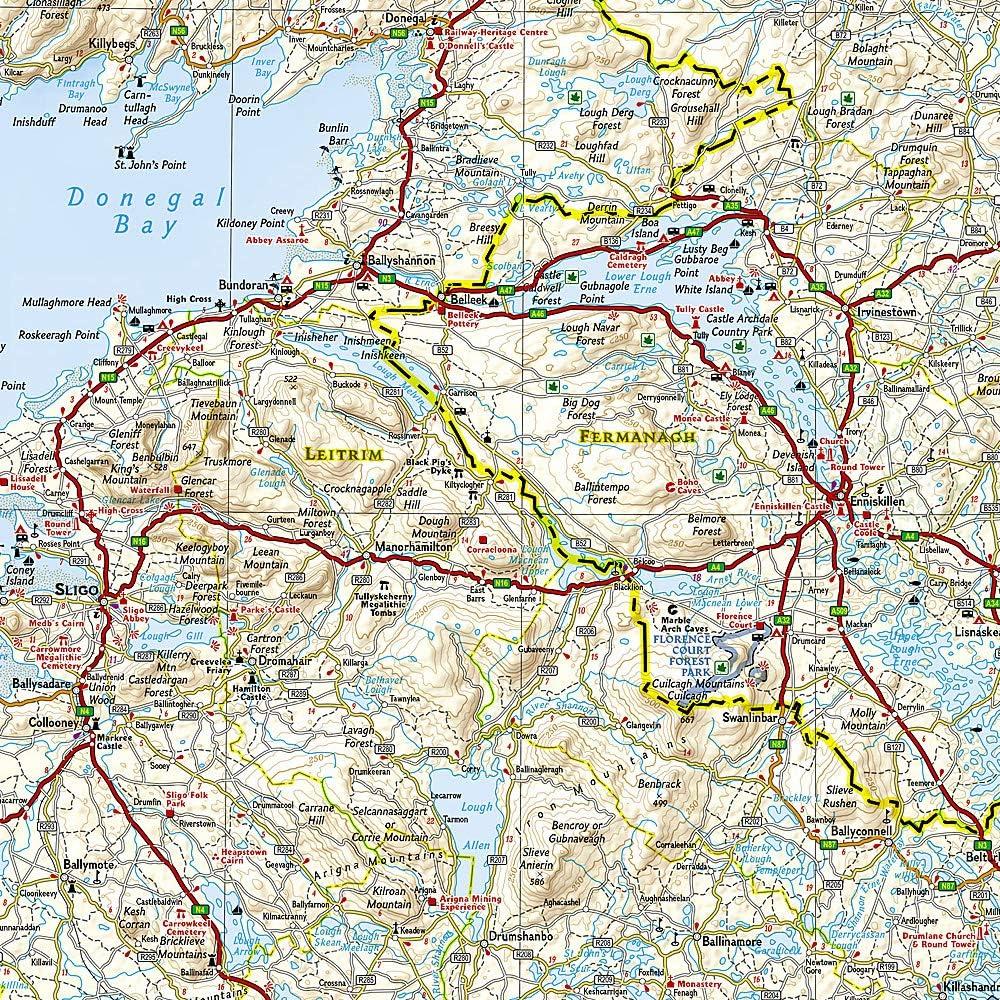 National Geographic Adventure Map Ireland: 9781566955355