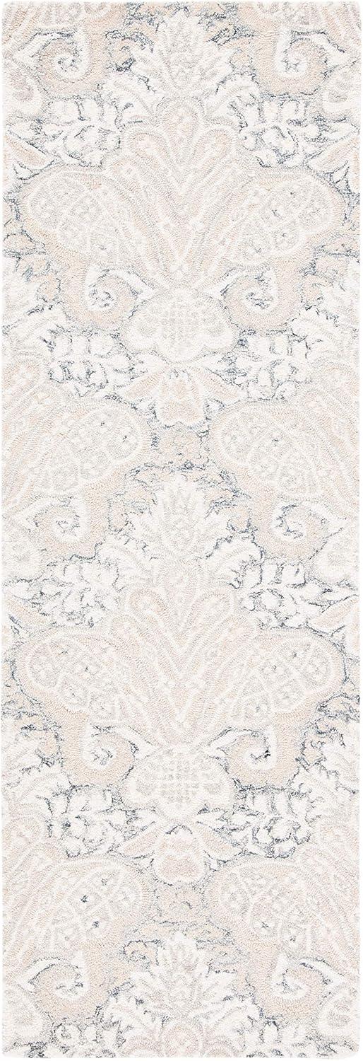 Micro-Loop MLP539 Hand Tufted Indoor Runner Rug - Beige - 2'3"x11' - Safavieh