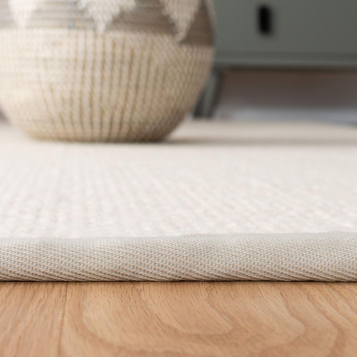 Natural Fiber NF483 Flat Weave Indoor Area Rug - Ivory - 8'x10' - Safavieh