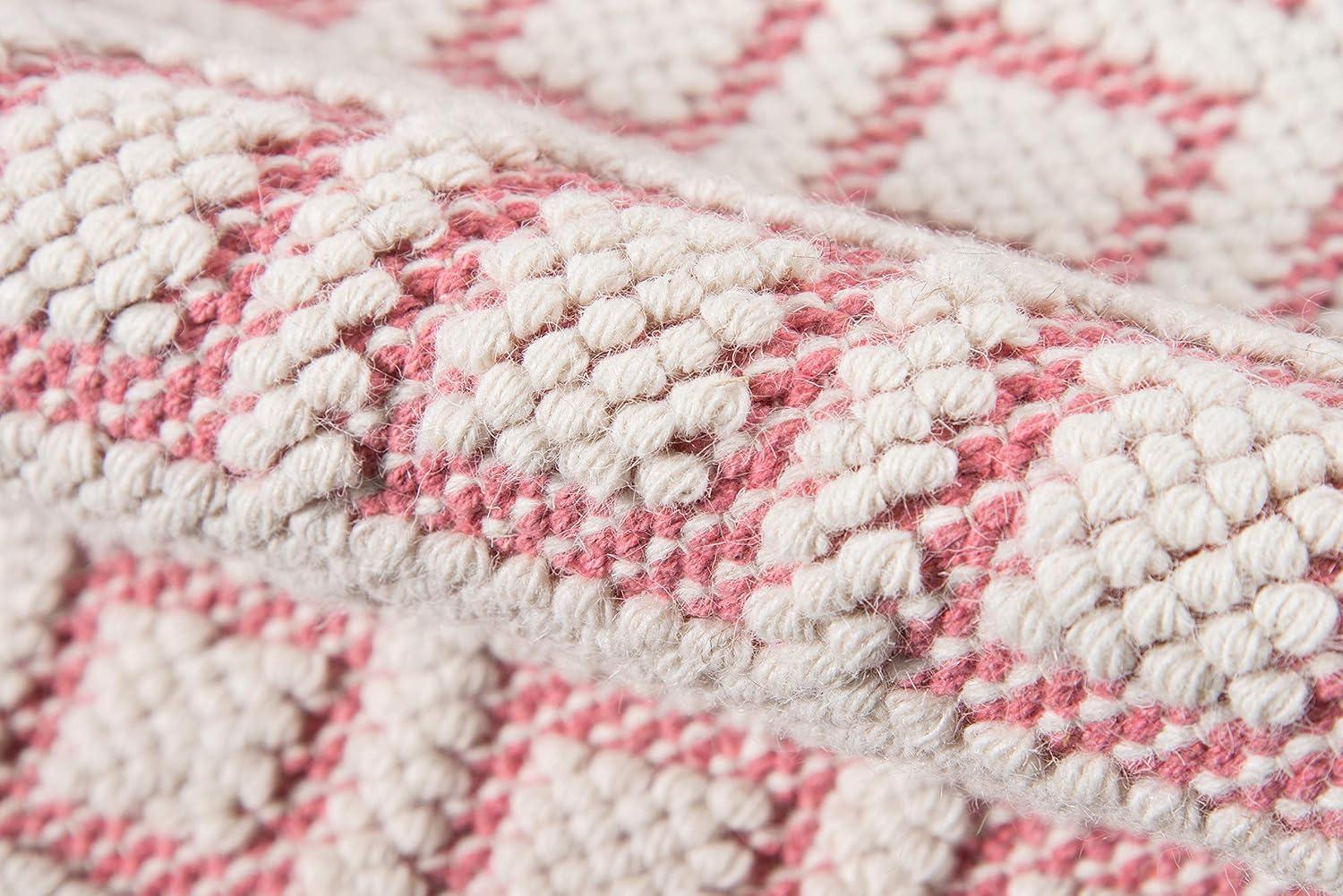 Madcap Cottage by Momeni Lisbon Sintra Pink Area Rug 3'6" X 5'6"