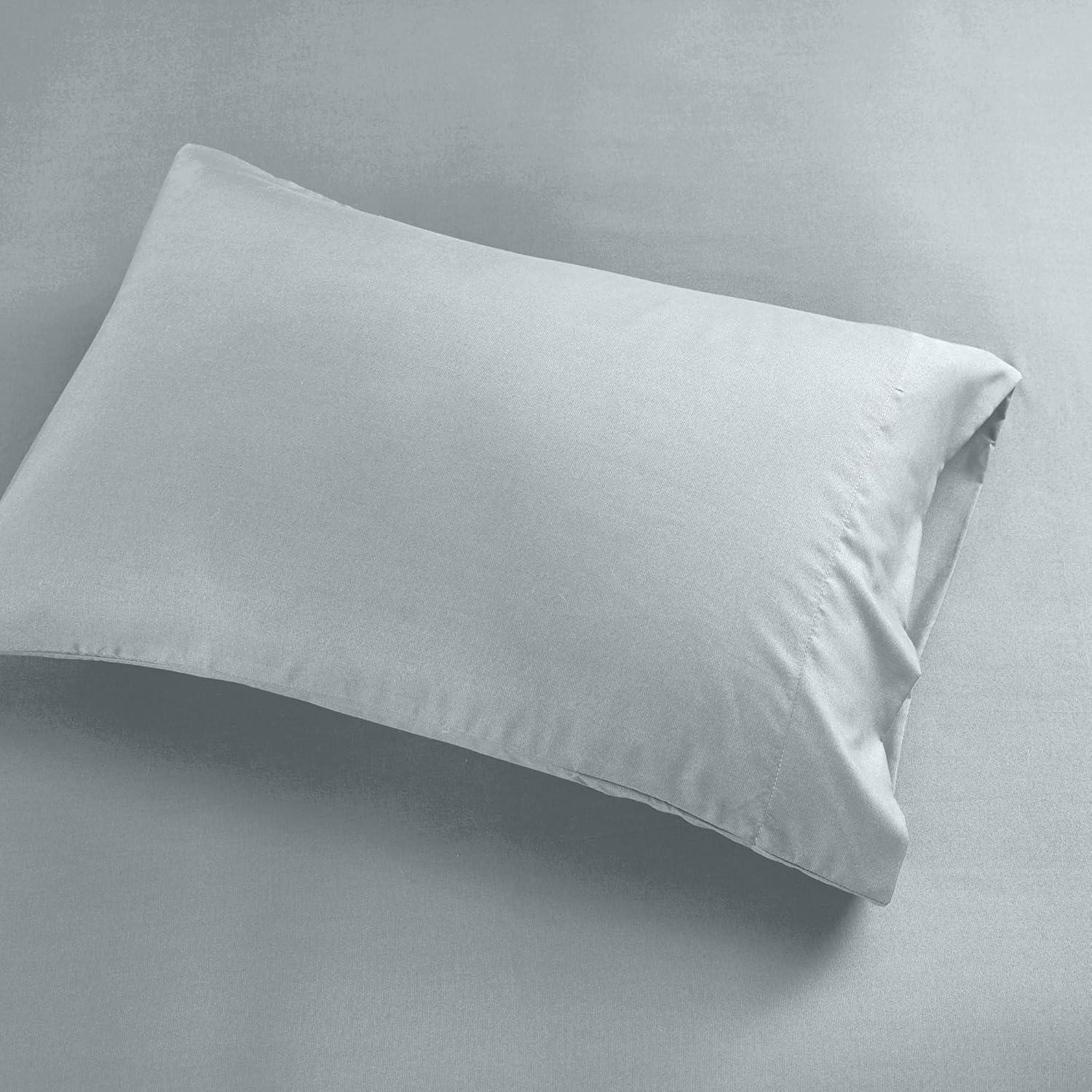 Twin Extra Long Microfiber All Season Soft Touch Sheet Set Gray