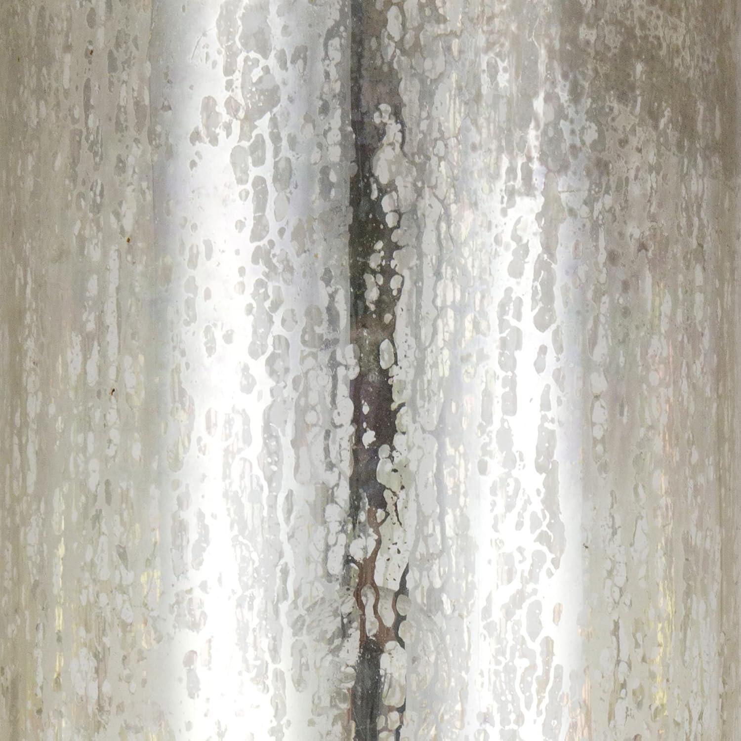 Numit 68.75" Tall Floor Lamp with Glass Shade in Brass/Mercury Glass