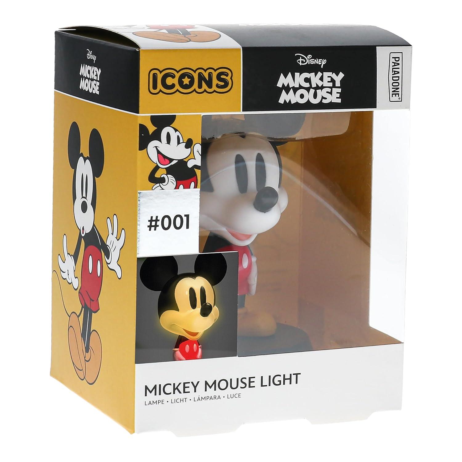 Disney Mickey Mouse Icons Lights Up Lamp Night Light #001 Paladone Ages 8