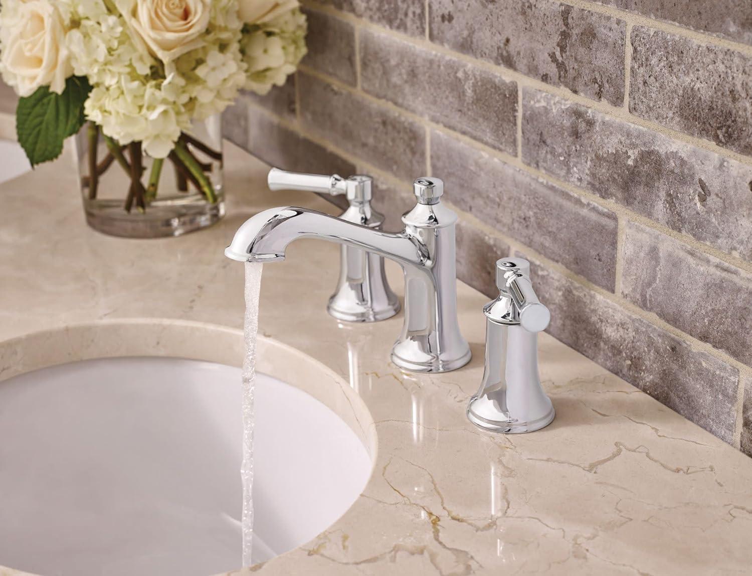 Moen Moen Dartmoor Two-Handle Widespread Bathroom Faucet Trim Kit, Valve Required T6805