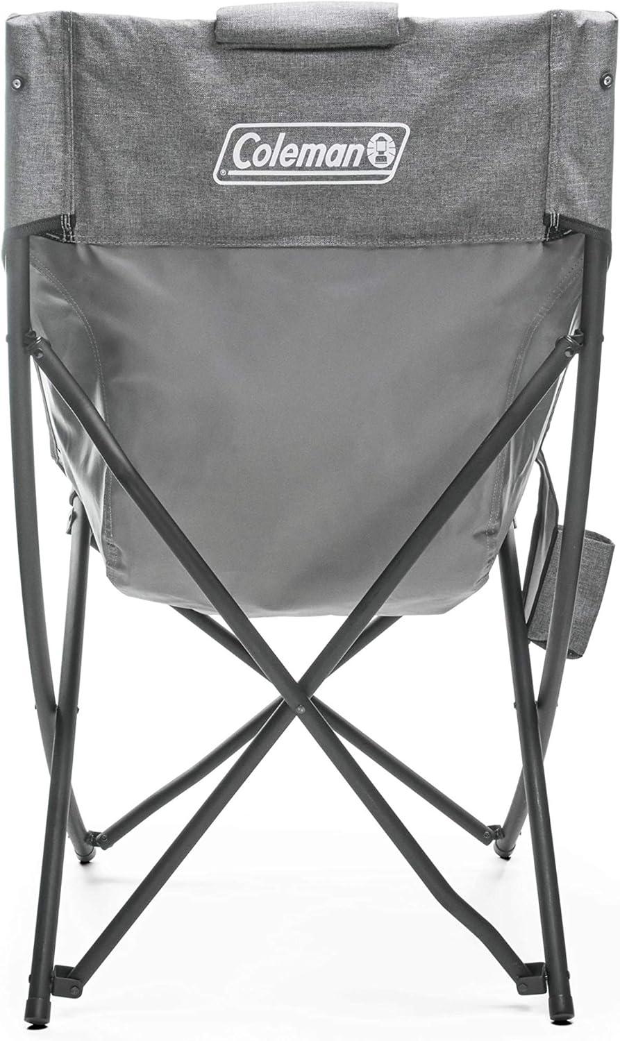 Streamlined Outdoor Bucket Chair with Steel Frame and Oversized Cupholder