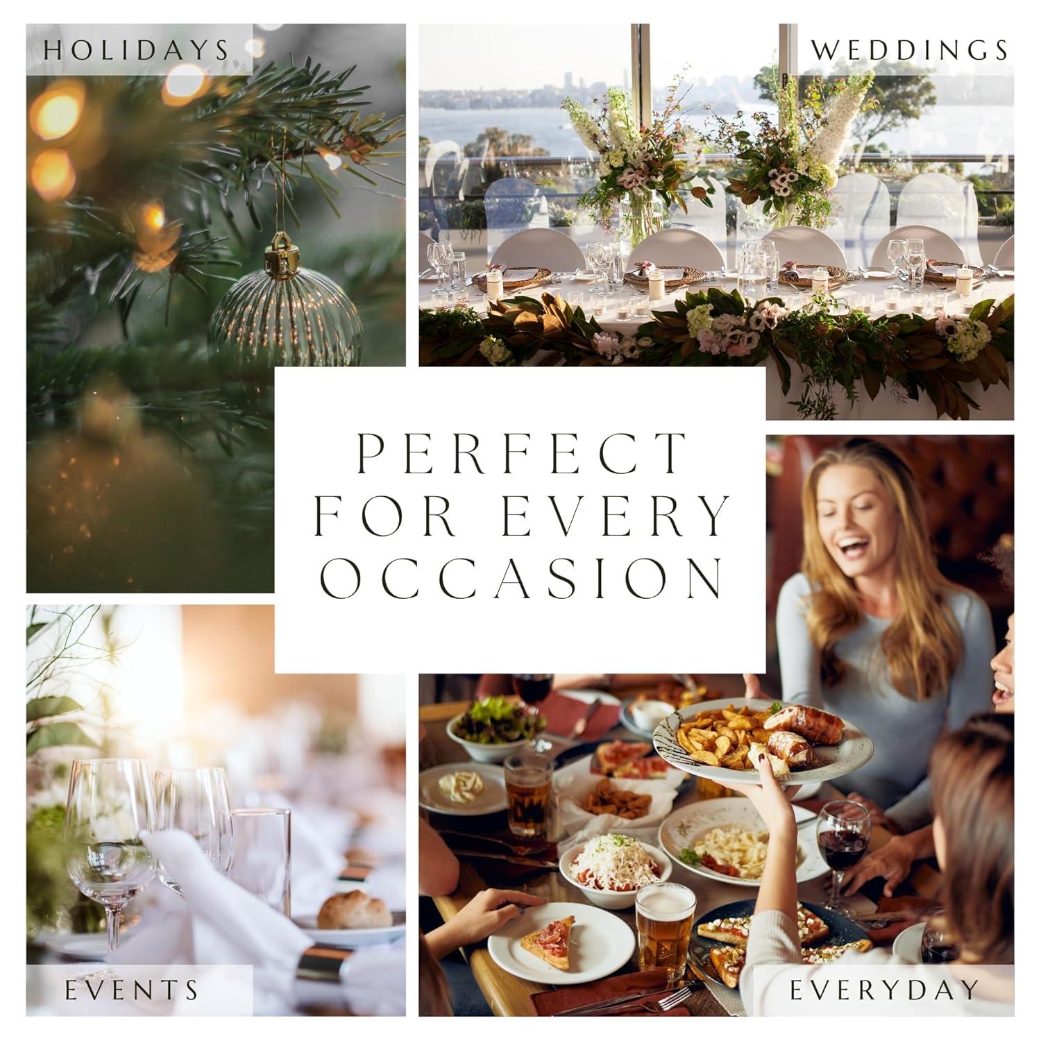 The Holiday Aisle® Kailyne Foil Woodland Holiday Fabric Tablecloth