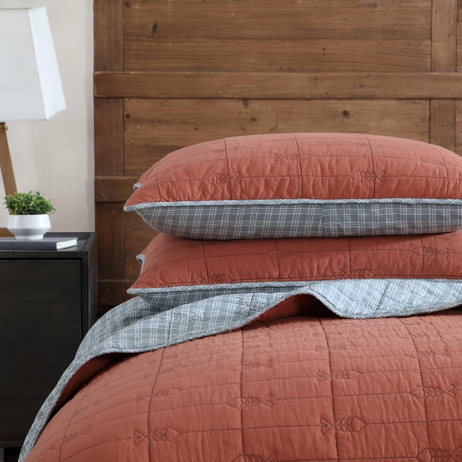 Eddie Bauer Troutdale Cotton Reversible Quilt Set