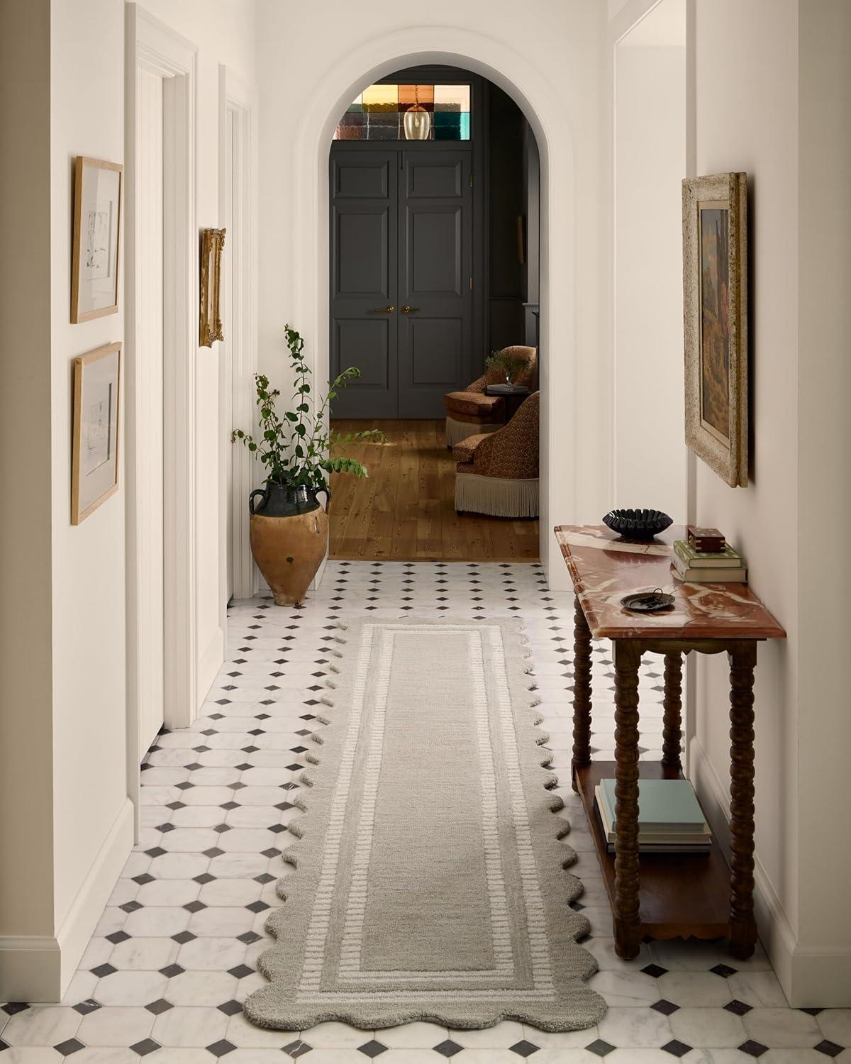 Chris Loves Julia x Loloi Scottie Fog / Ivory Area Rug