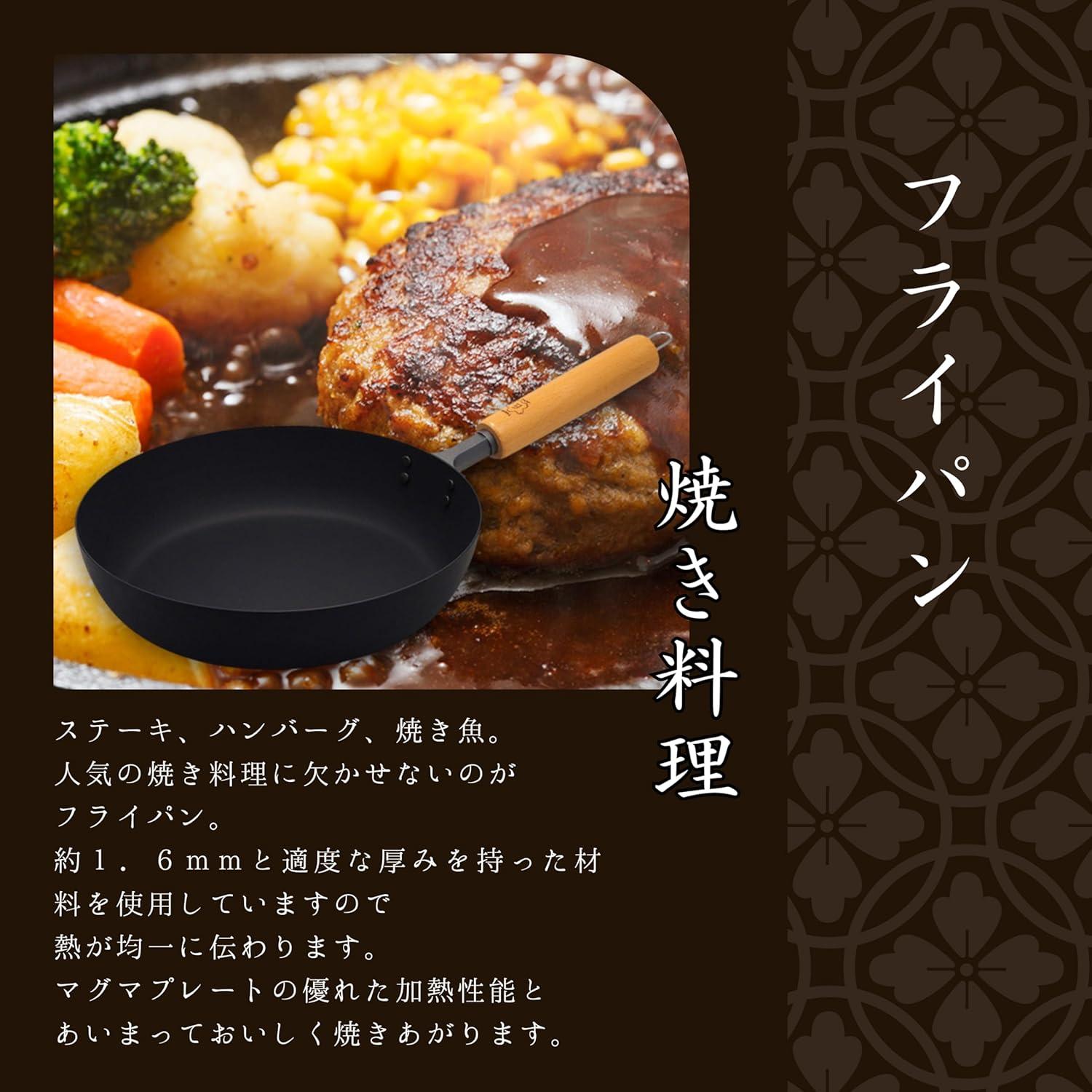 TAKUMI JAPAN Magma Plate Iron Frying Pan 20cm