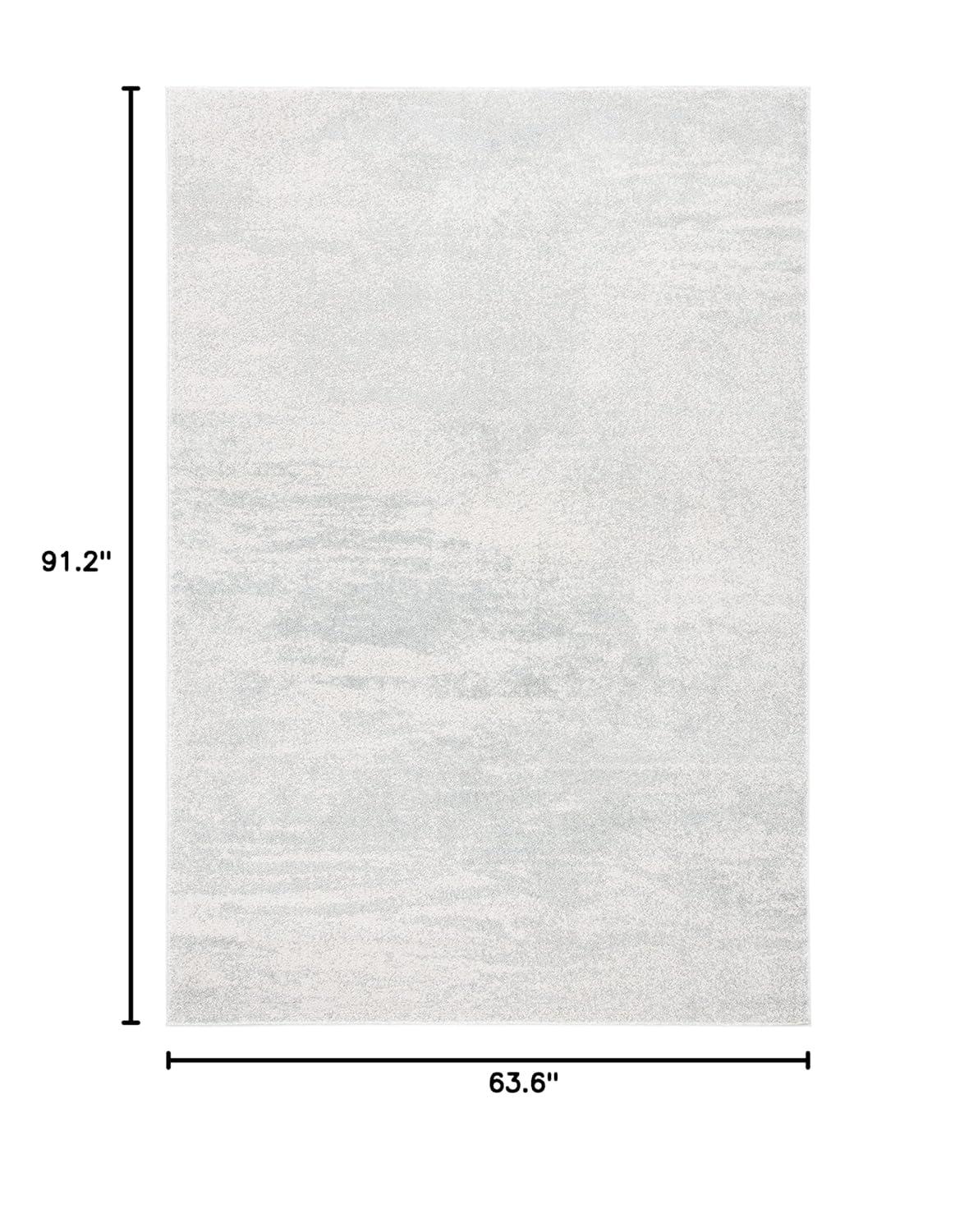 Evoke EVK272 Power Loomed Indoor Area Rug - Ivory/Sage - 5'3"x7'6" - Safavieh