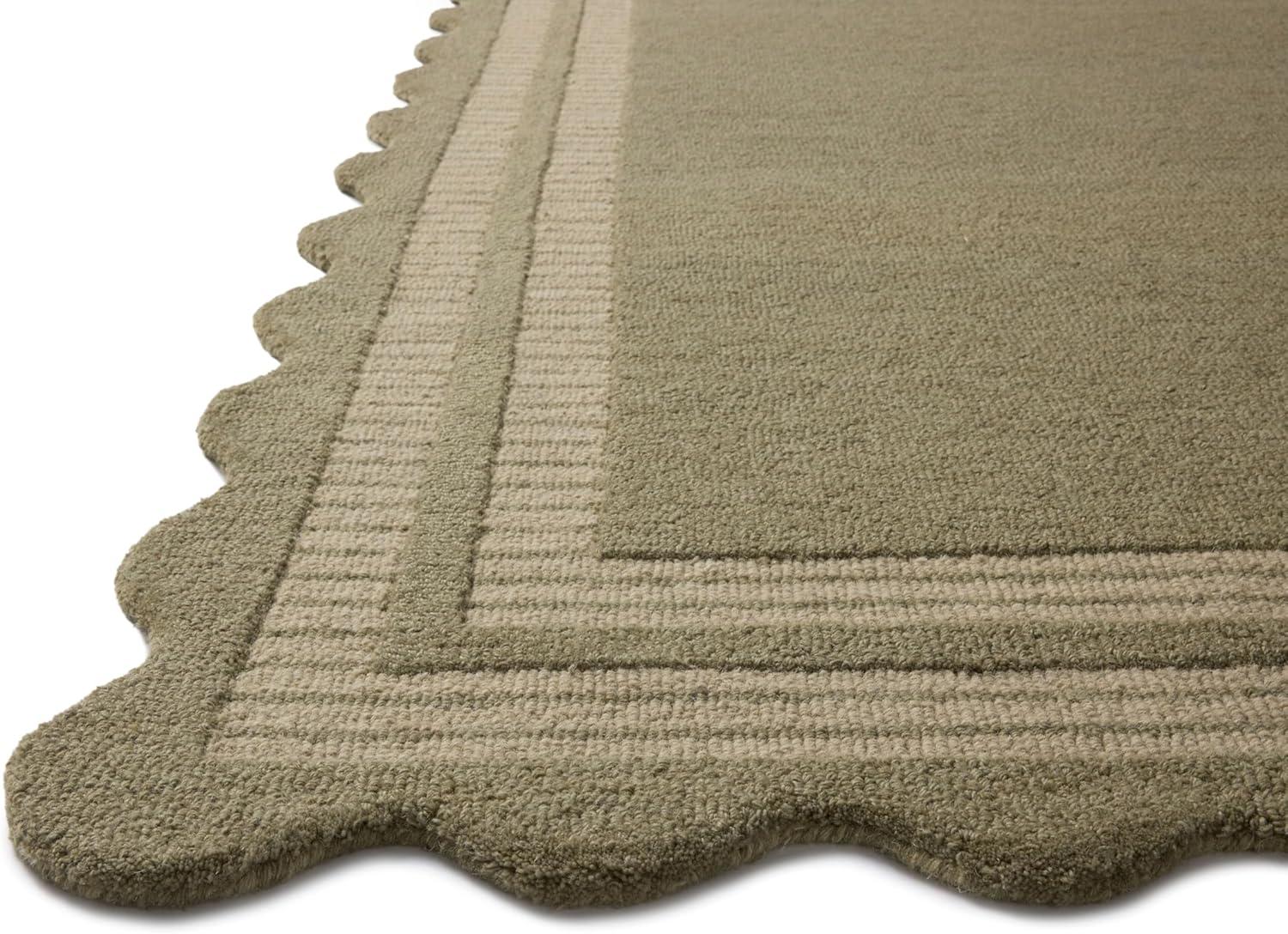 Chris Loves Julia x Loloi Scottie Olive / Pebble Area Rug