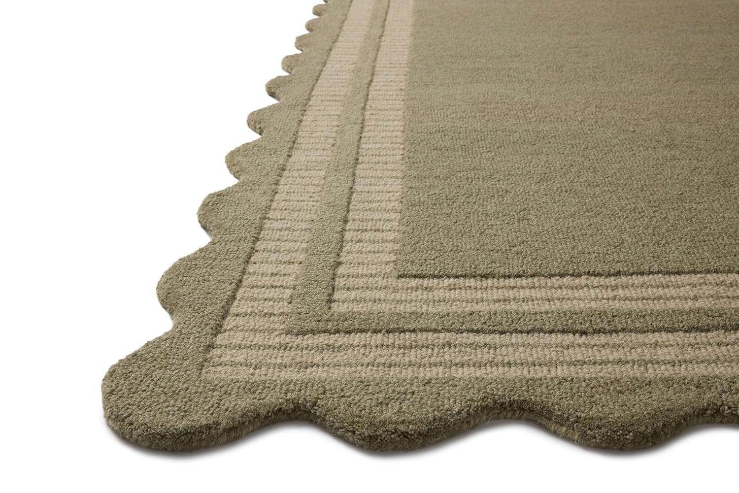 Chris Loves Julia x Loloi Scottie Olive / Pebble Area Rug