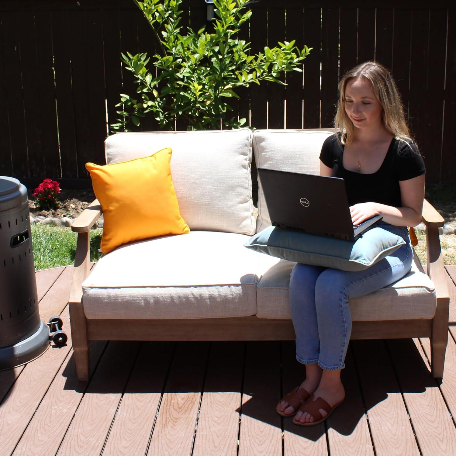 Element Synthetic Throw Square Indoor/Outdoor Pillow Cover & Insert (Set of 2)