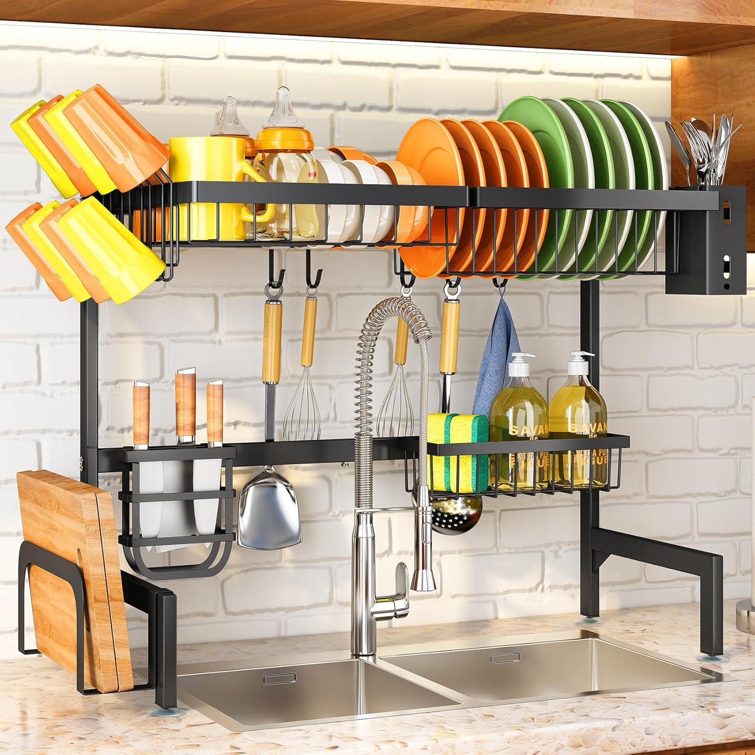 Over The Sink Dish Rack