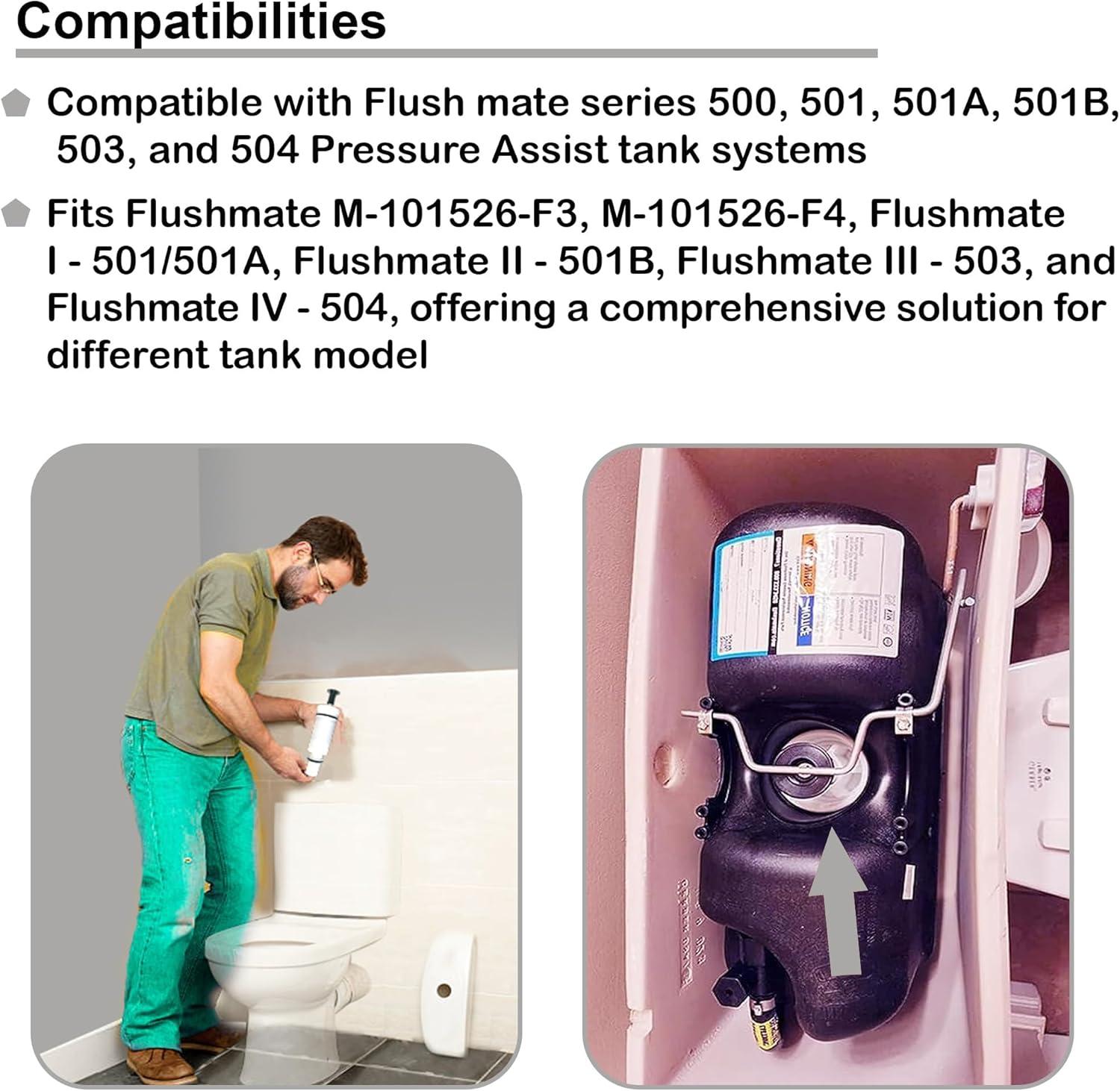 Flushmate Flush Valve Cartridge,Flushmate C-100500-KIT