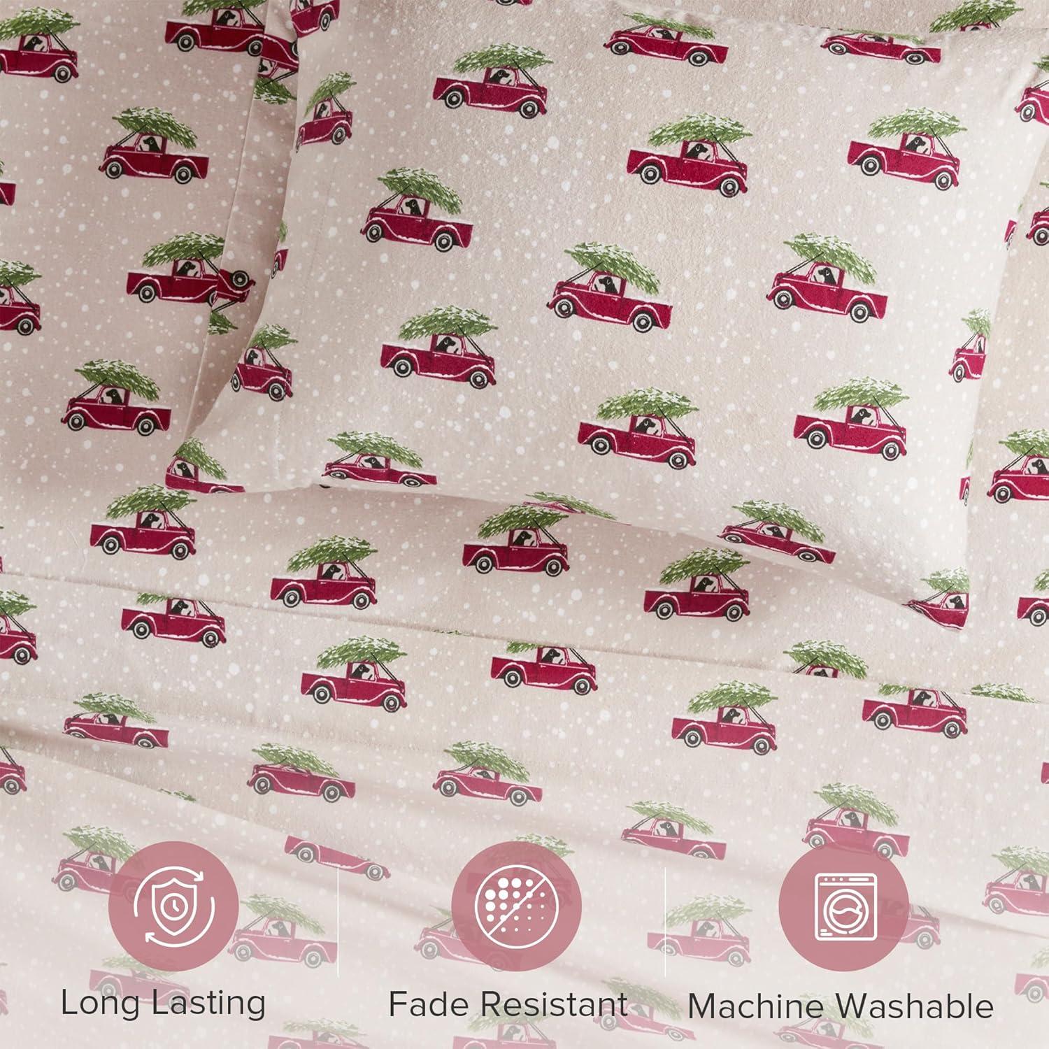 Woolrich 100% Cotton Flannel Sheet Set