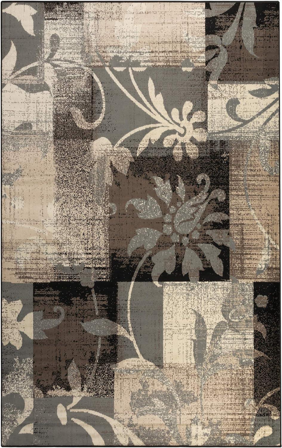 Superior Pastiche Floral Indoor Area Rug, 3' x 5', Beige
