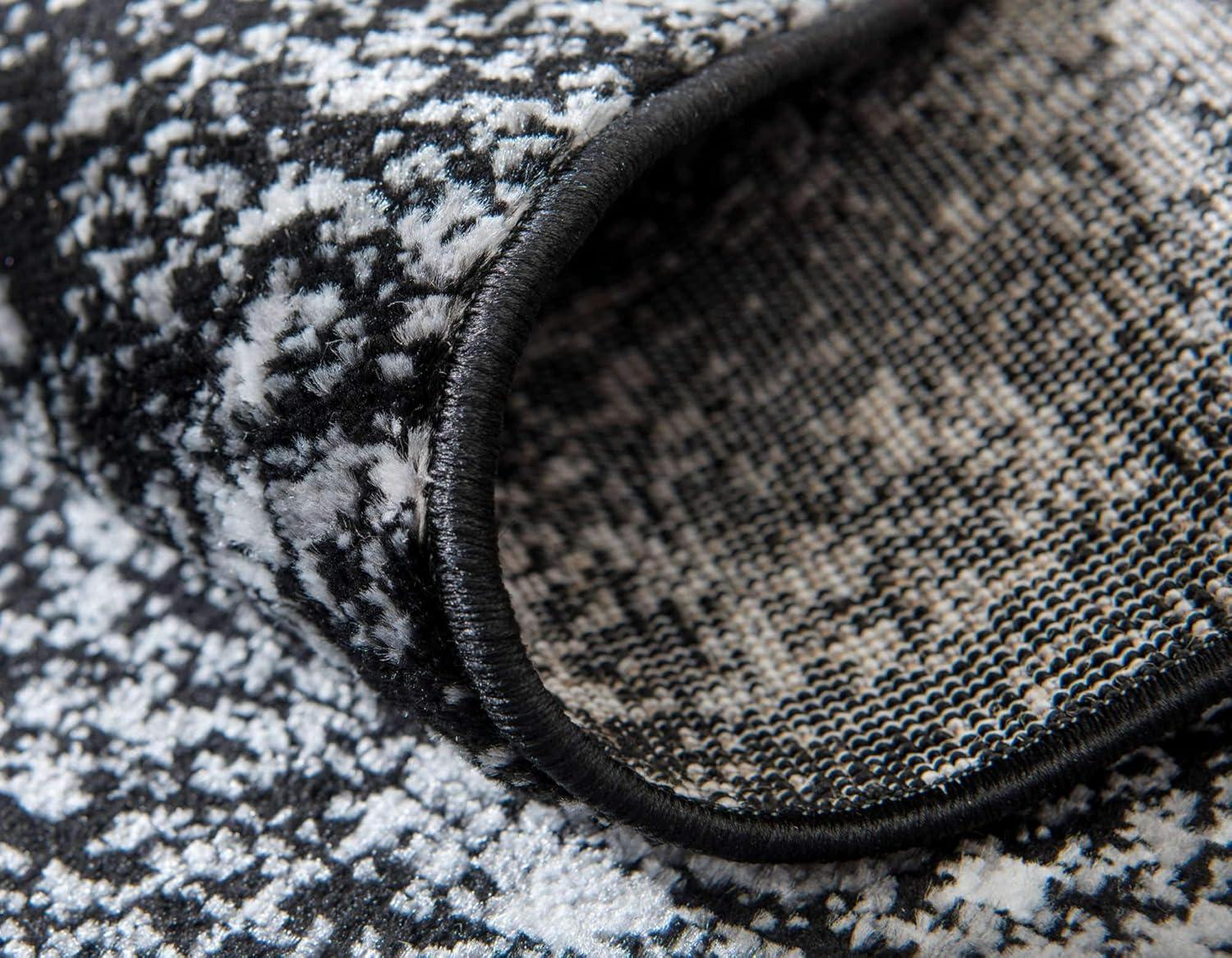 Unique Loom 9' 0 x 12' 0 Sofia Casino Black Area Rug