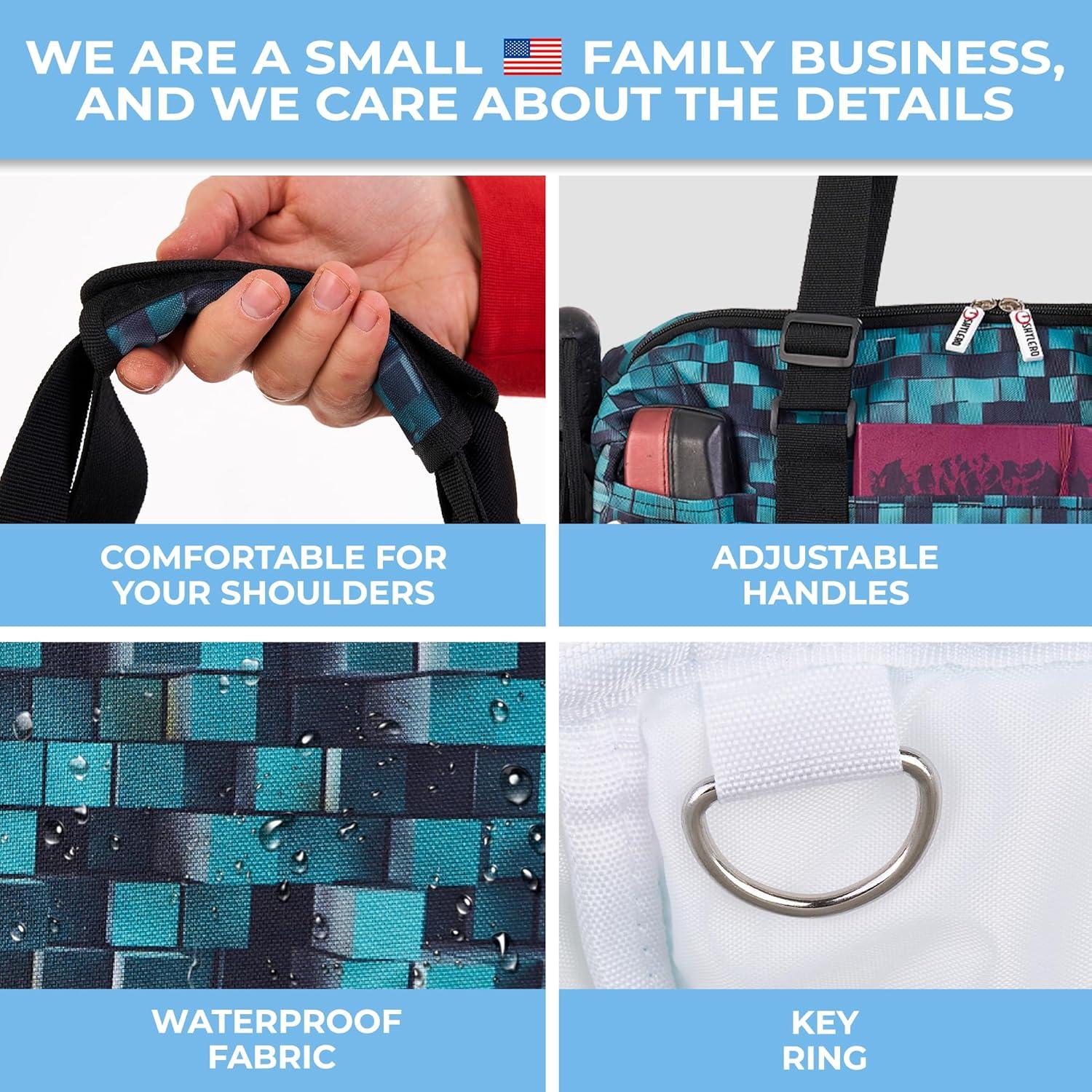 SHYLERO Nurse Bag with 21 Pockets - Big, Waterproof Medical Utility Tote for Daily Use