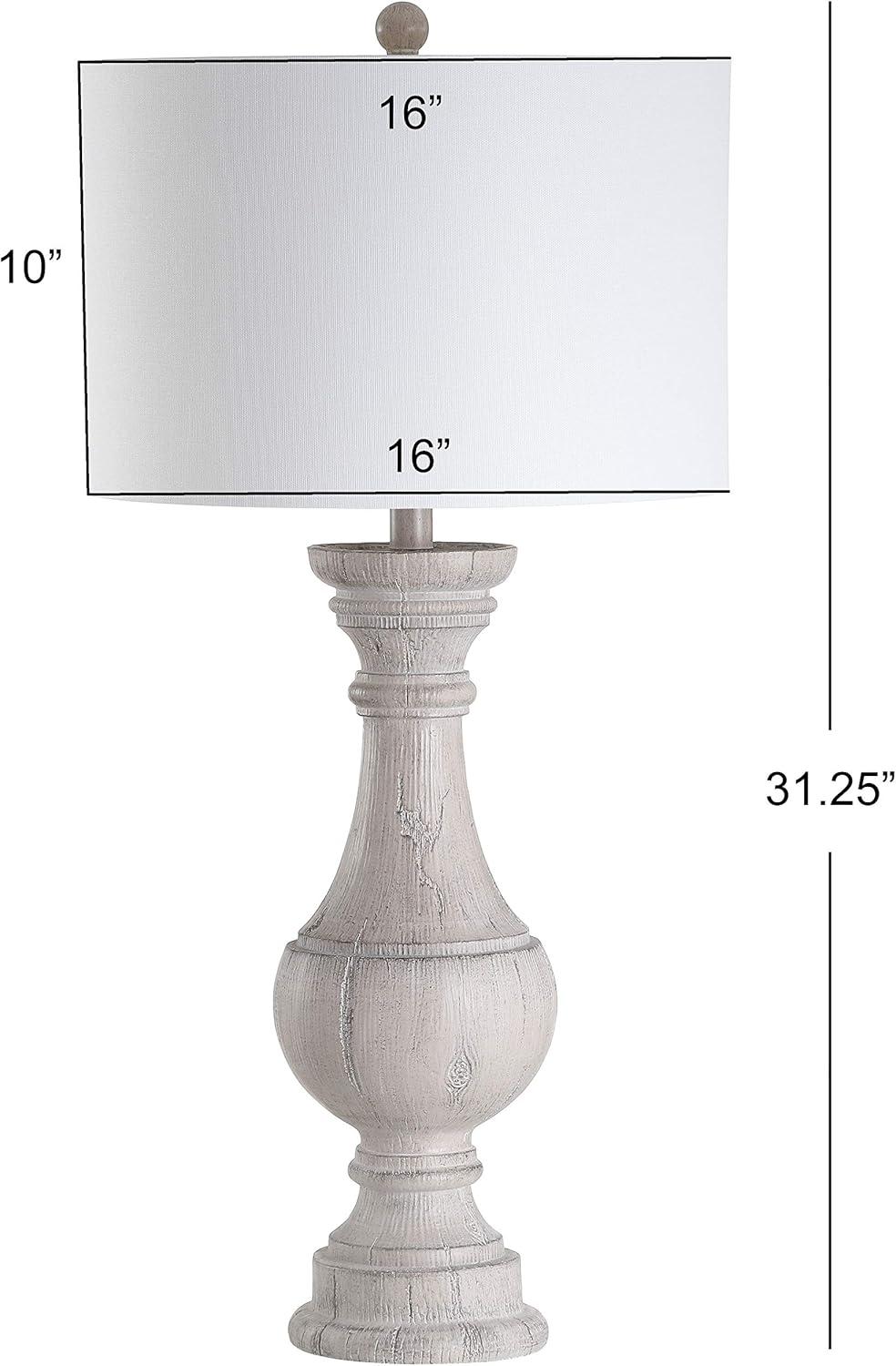 Savion Table Lamp (Set of 2) - White Wash - Safavieh.