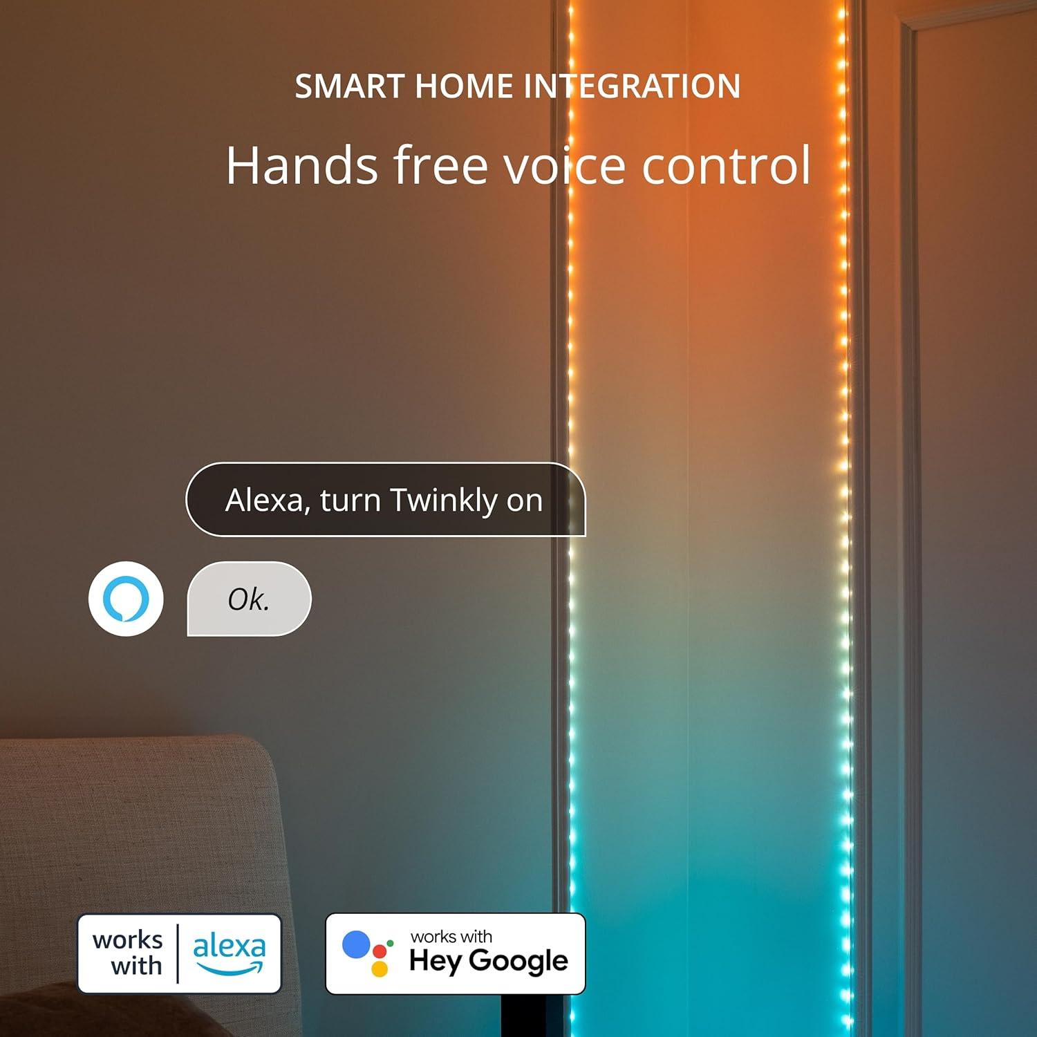 Twinkly 60 - Bulb 120'' Plug-in LED Rope String Light