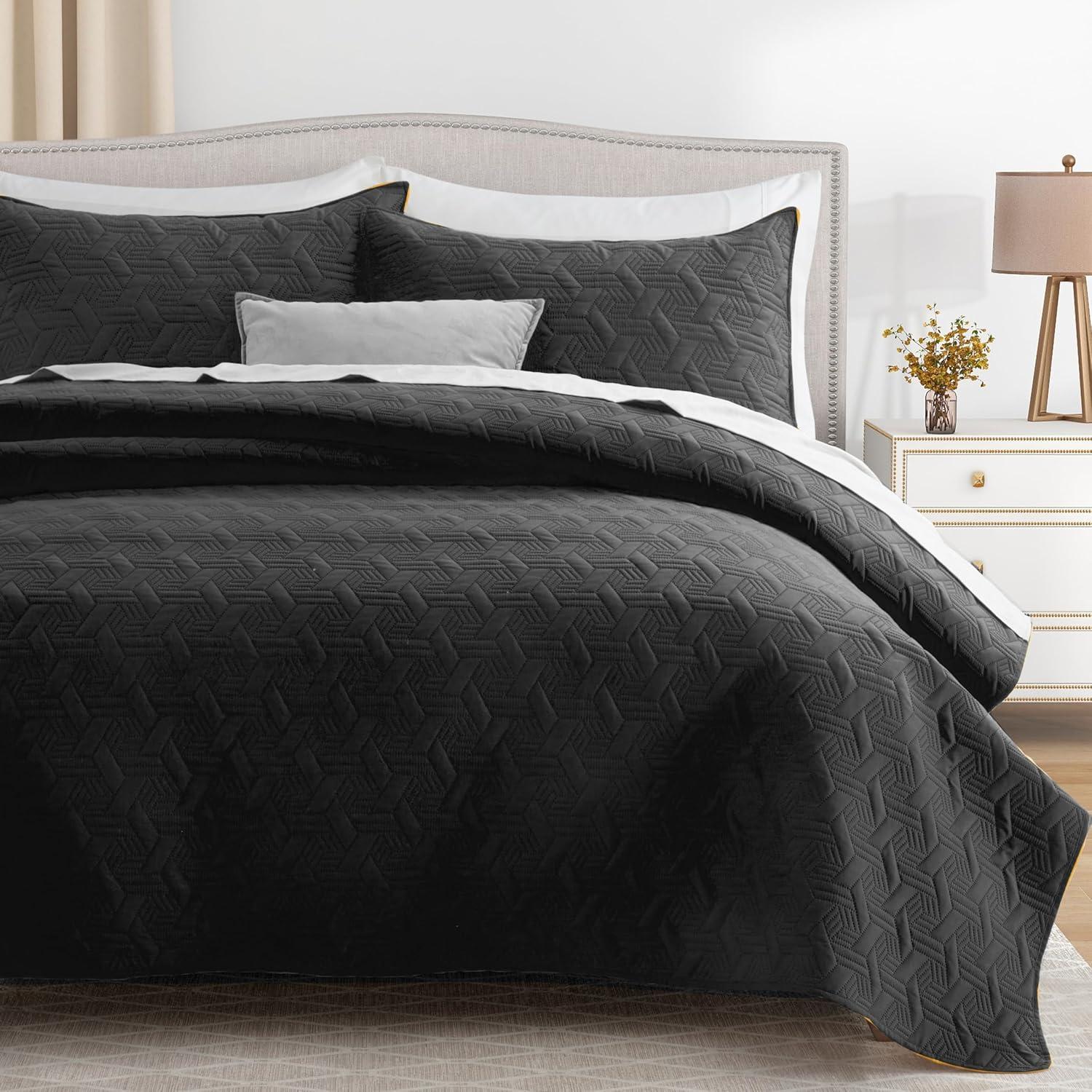 Mellanni Ultrasonic Quilted Coverlet Set