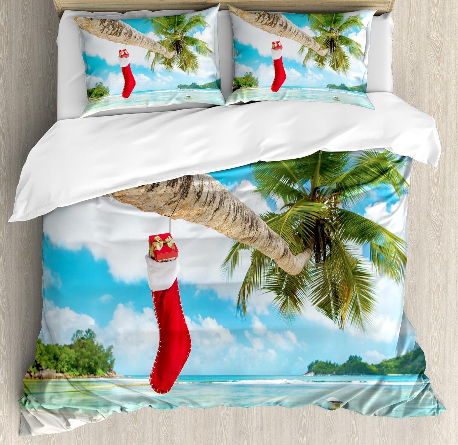 Christmas Coastal Duvet Cover Set