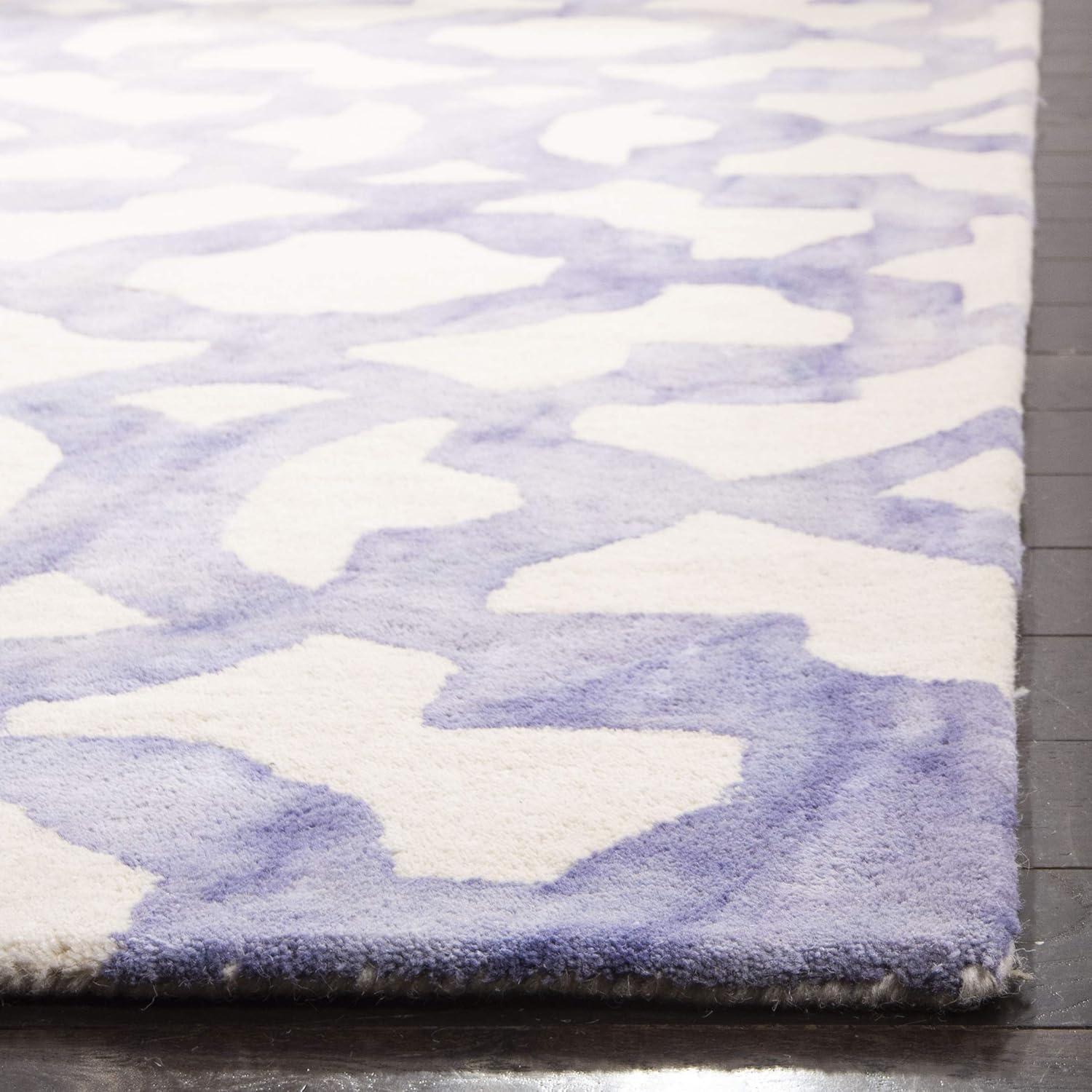 Dip Dye DDY717 Hand Tufted Indoor Accent Rug - Ivory/Blue - 2'x3' - Safavieh