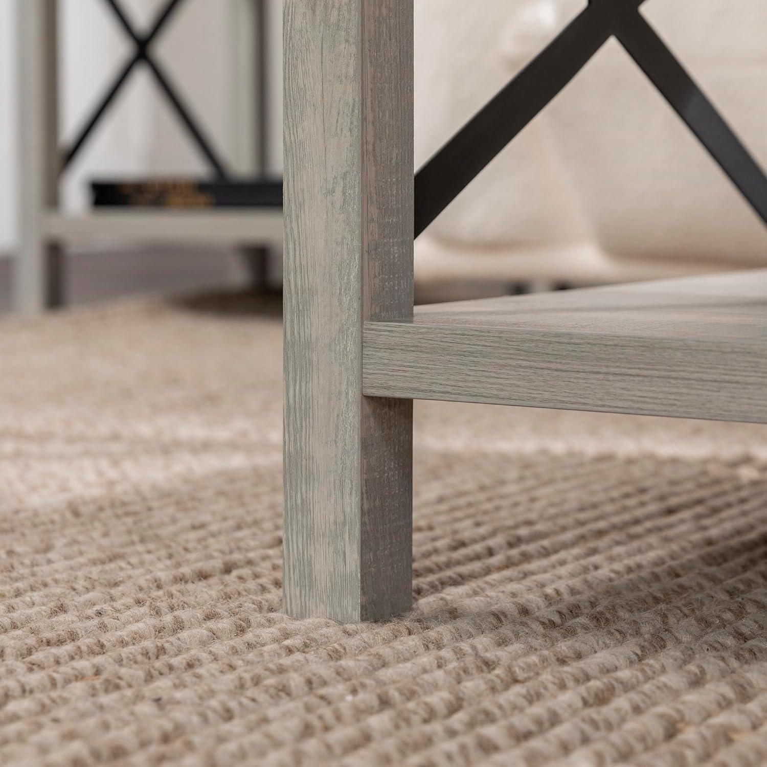 Modern Farmhouse Coffee Table - Stone Gray