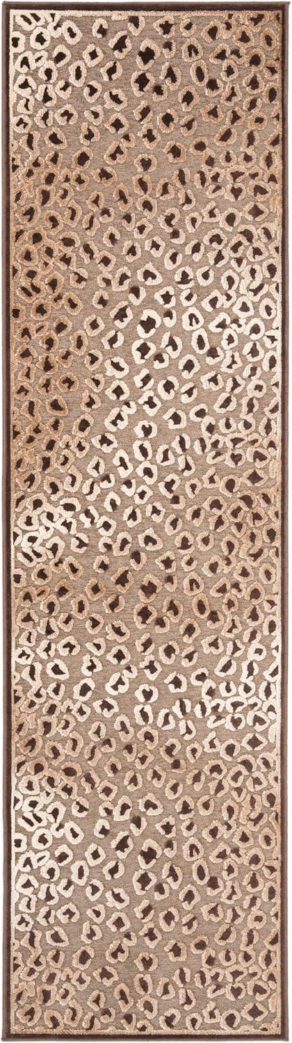 Paradise PAR84 Power Loomed Runner Rug - Beige/Brown - 2'2"x8' - Safavieh.
