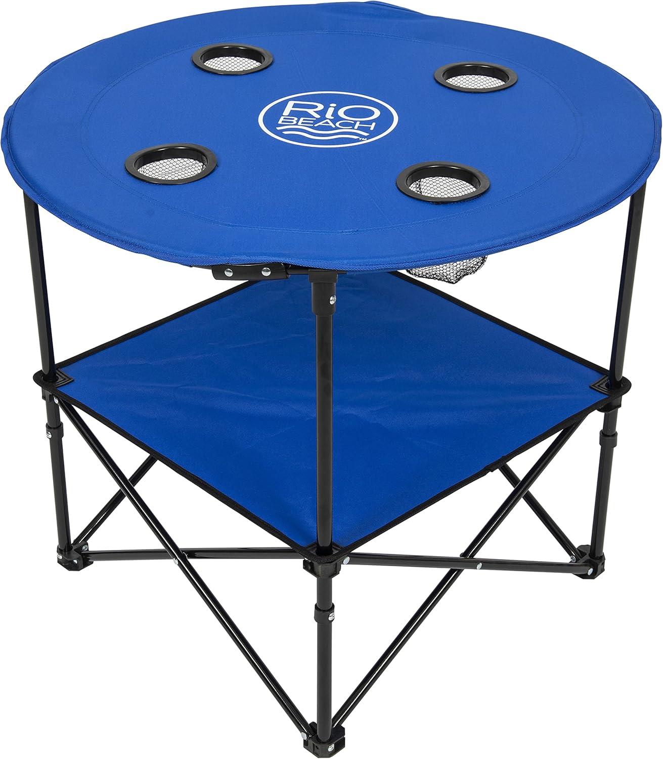 28" diameter material round portable  table