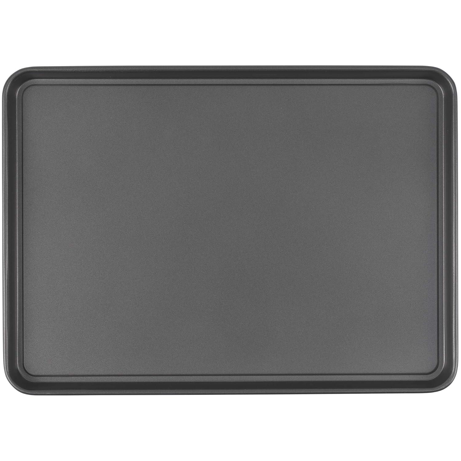 GoodCook Dishwasher Safe Nonstick Steel XL Cookie Sheet, 15'' x 21'', Gray,1 Pack