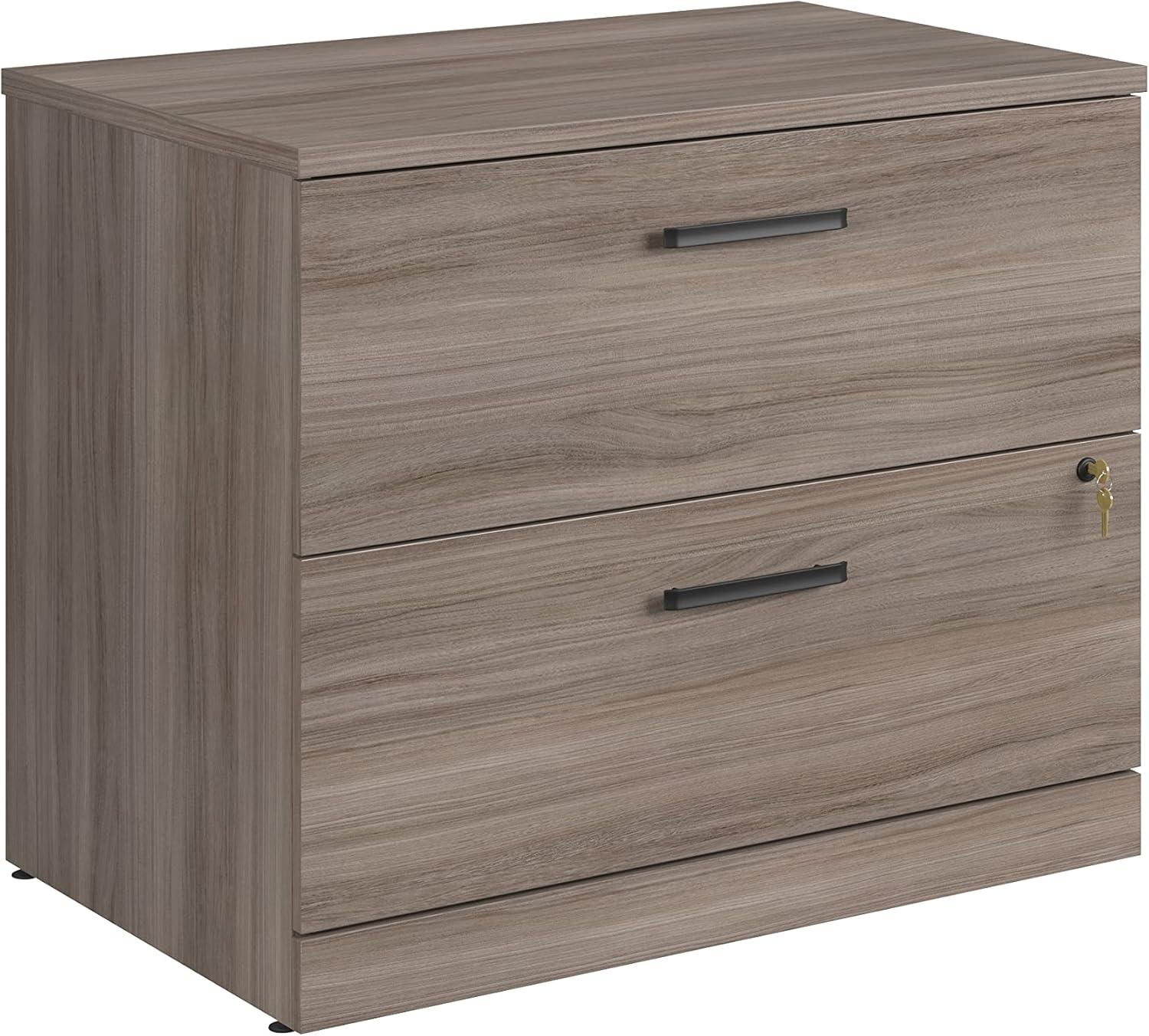 Hudson Elm 2-Drawer Lockable Lateral File Cabinet