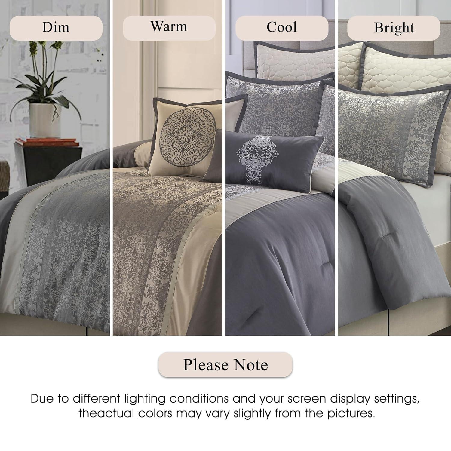 Nanshing America, Inc Arabesque 8 Piece Traditional Comforter Set