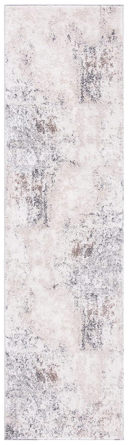 Aston ASN708 Power Loomed Indoor Runner Rug - Ivory/Grey - 2'x9' - Safavieh