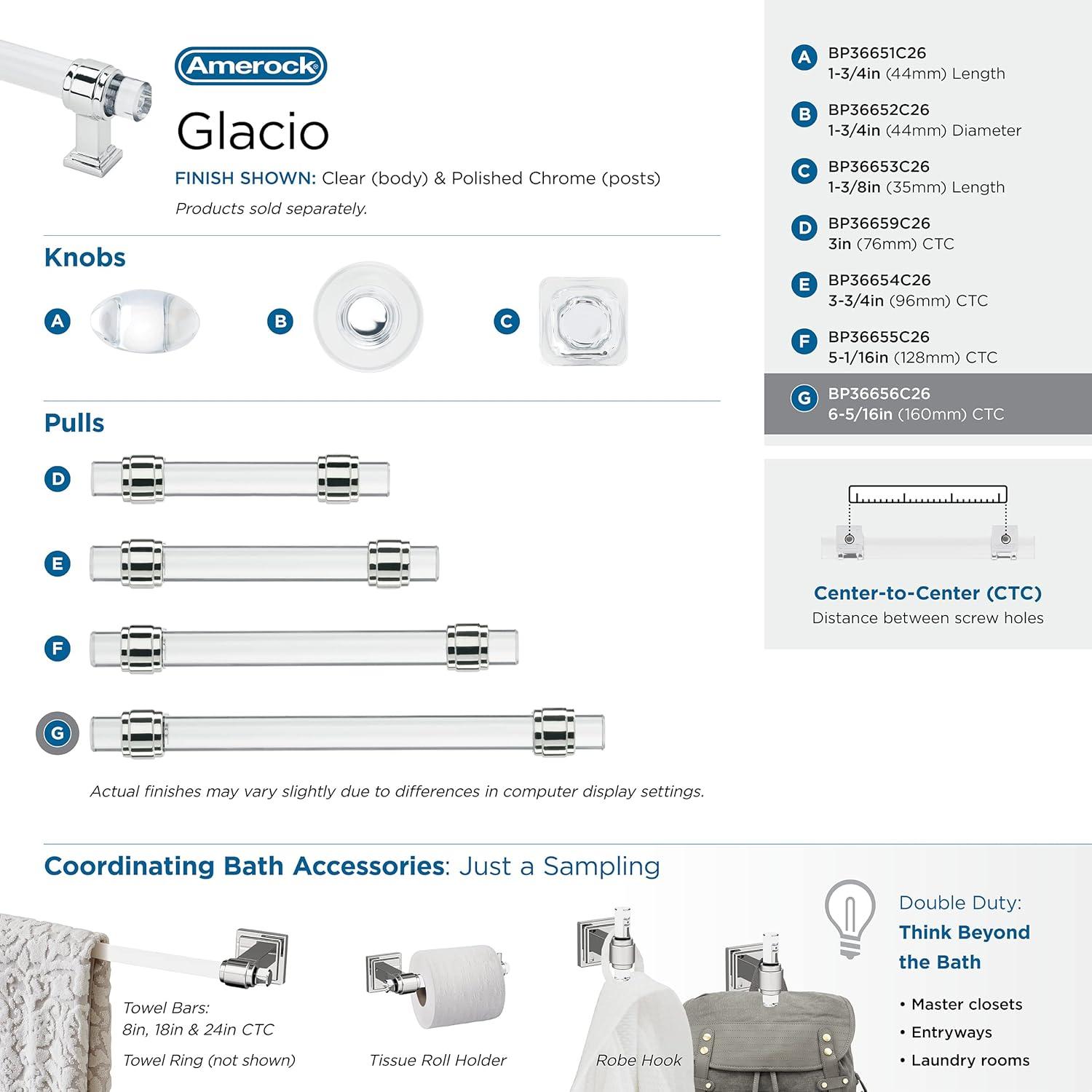 Glacio 6 5/16" Center to Center Bar Pull