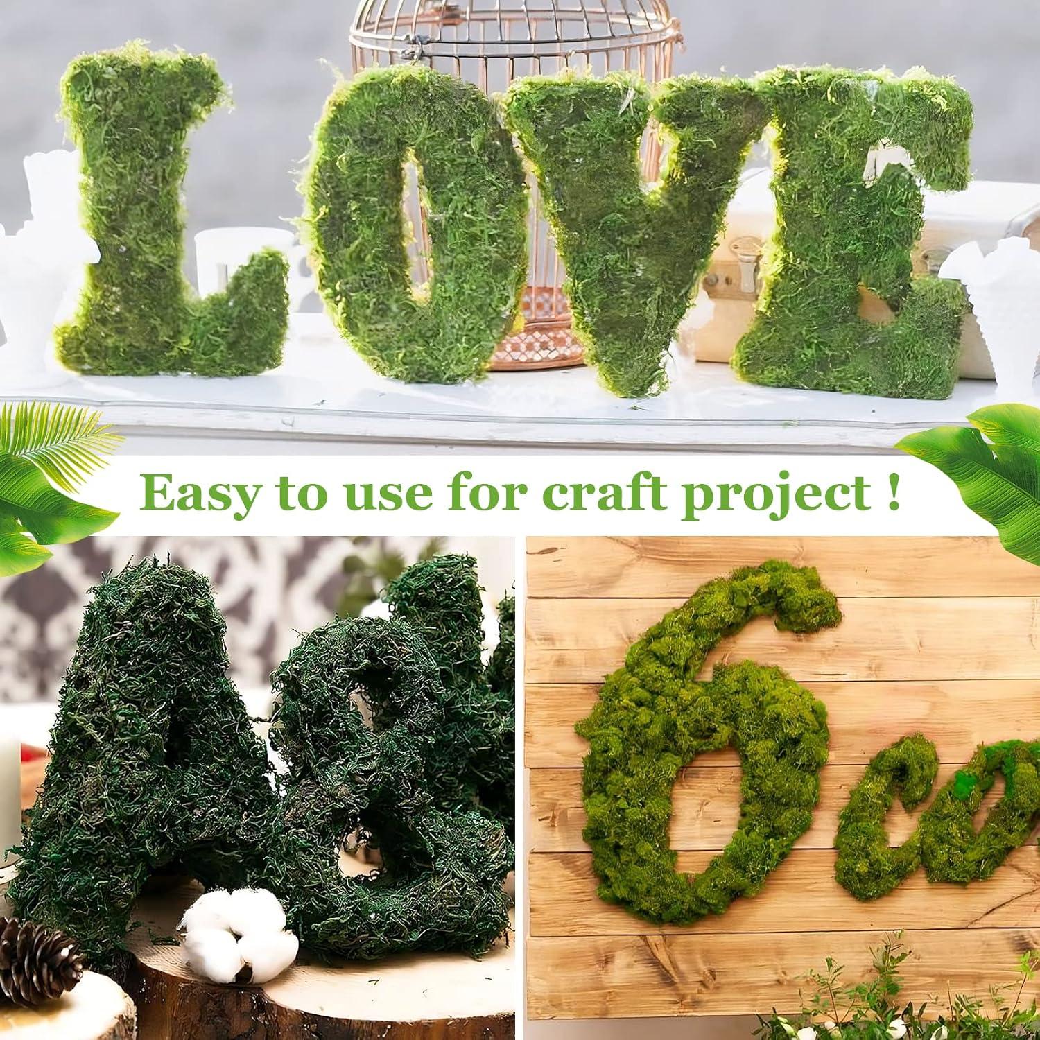 Eco-Friendly Fresh Green Artificial Moss for Potted Plants