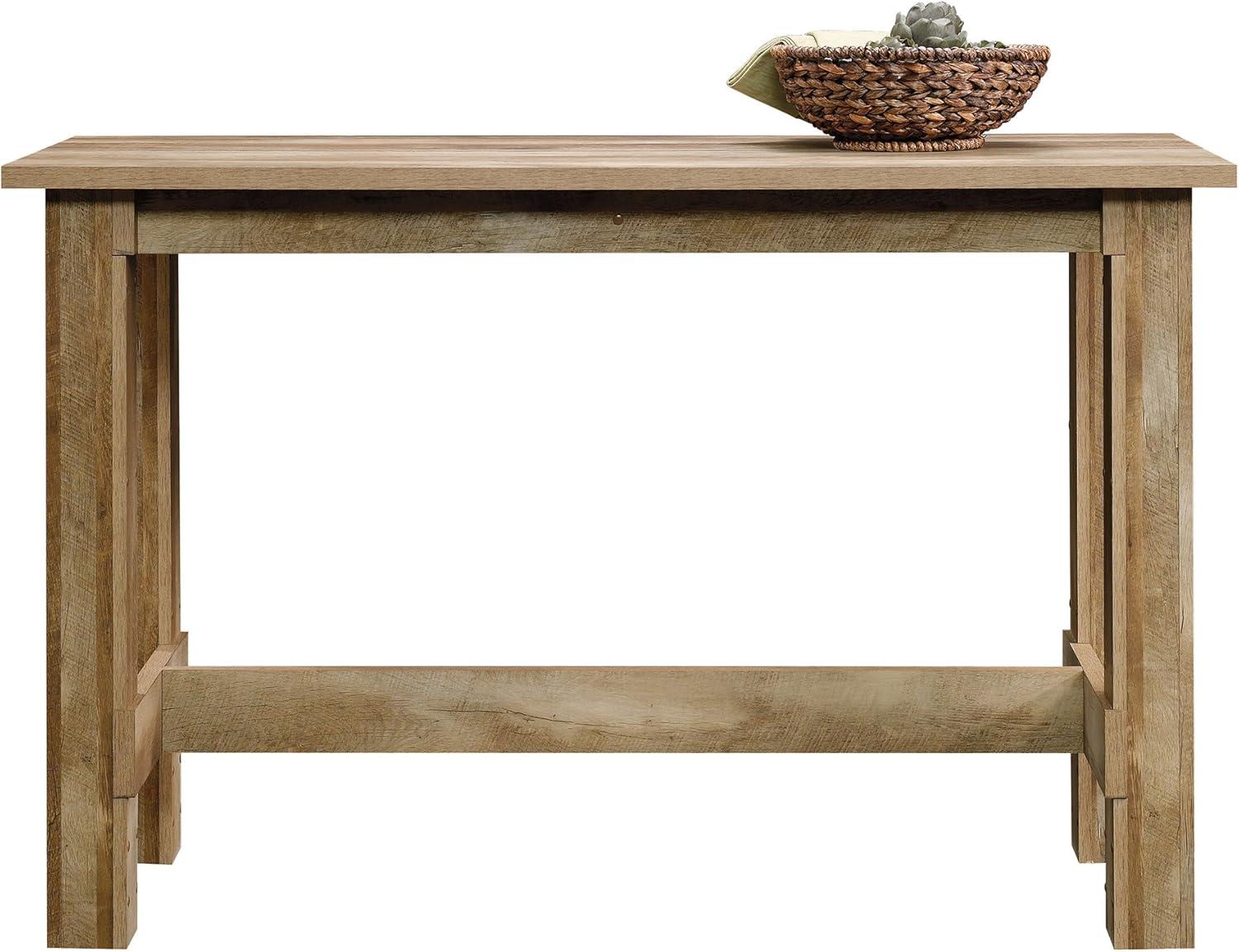 Sauder Boone Mountain Counter-Height Kitchen Dinette Table, Sindoori Mango Finish