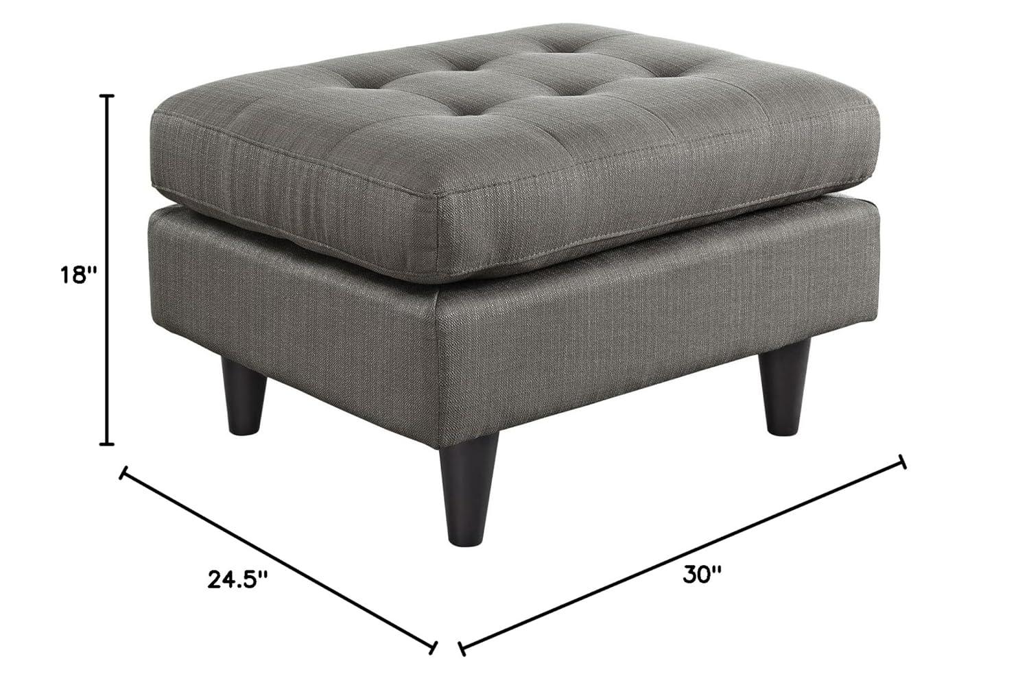Modway Empress Upholstered Ottoman, Multiple Colors
