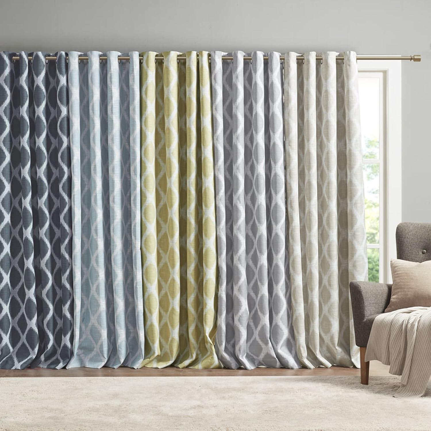 Etro Printed Ikat Blackout Curtain Panel