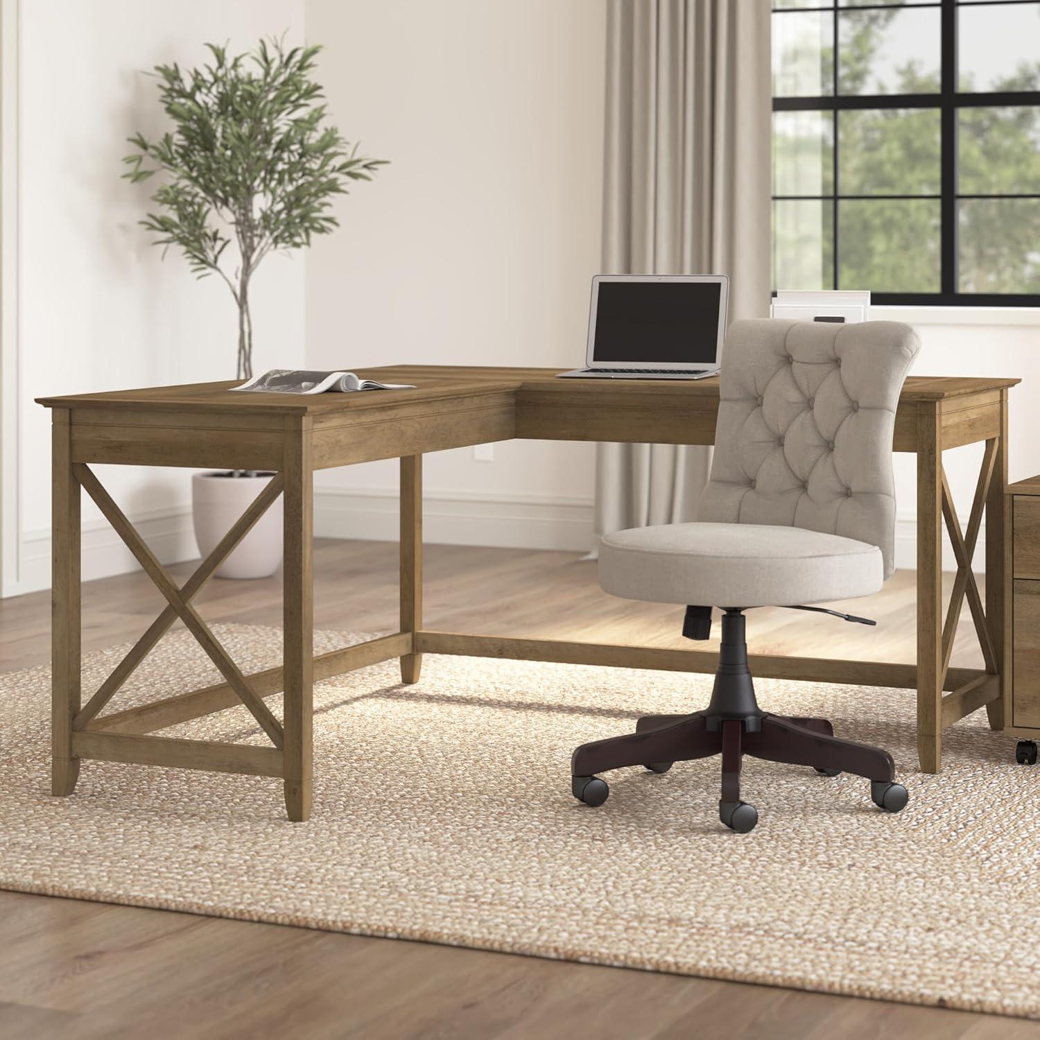 Laurel Foundry Modern Farmhouse® Huckins 60W L Shaped Desk