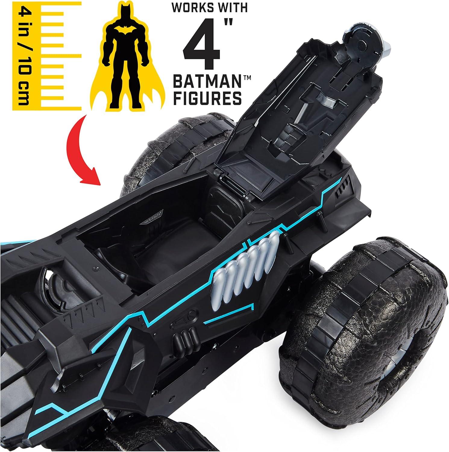 DC Batman, All-Terrain Batmobile Remote Control Vehicle, Water-Resistant Batman Toys