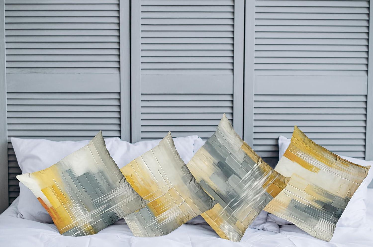 Abstract Indoor/Outdoor Pillow Cover (Set of 4)