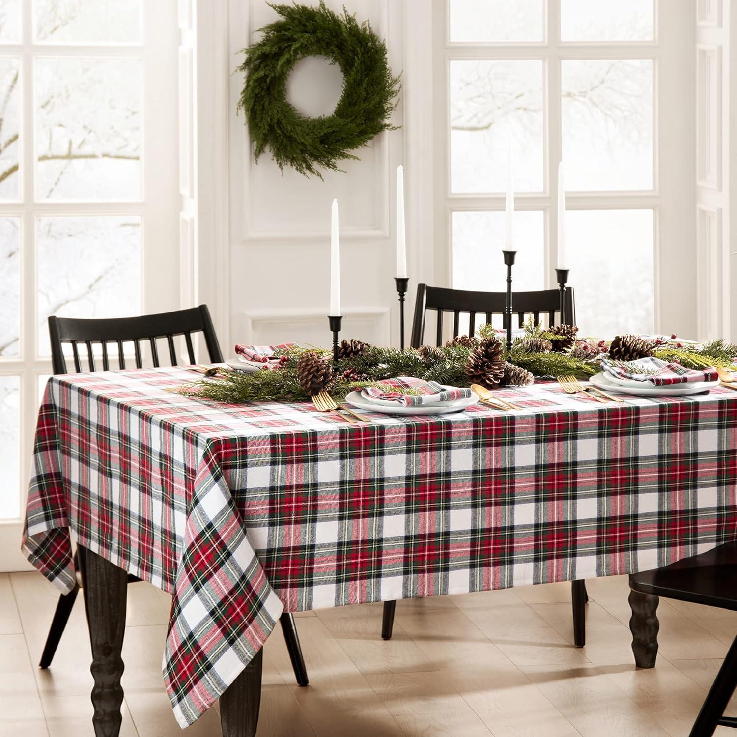 The Holiday Aisle® Danyea Plaid Cotton Tablecloth