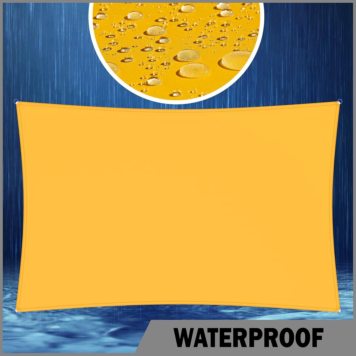 Royal Shade Royal Shade Waterproof 7' x 12' Rectangle Shade Sail