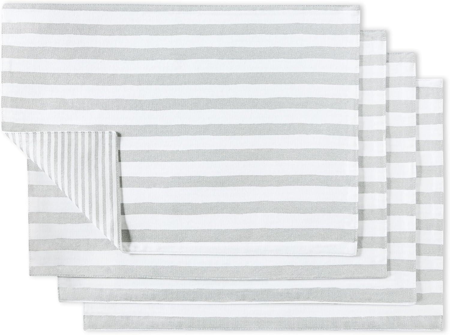 kate spade new york KATE SPADE NEW YORK Hand Painted Shirting Stripe 4-Pack Placemat Set 13”x19” (Set of 4)