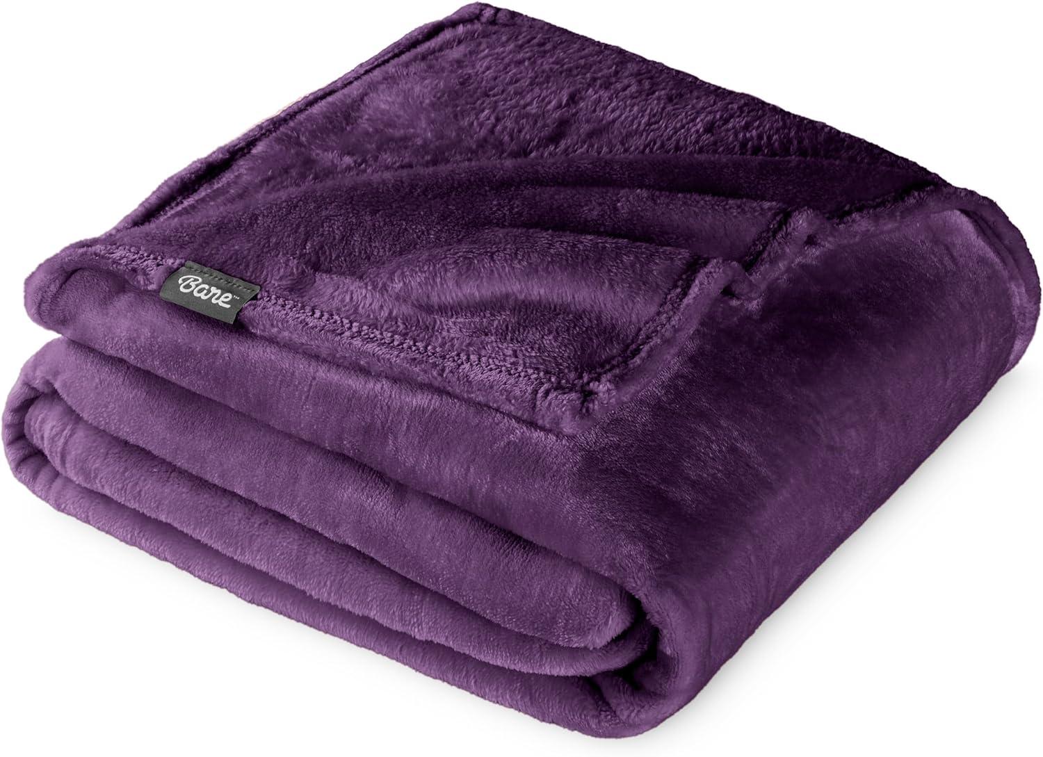 Bare Home Bare Home Microplush Fleece Blanket - Fuzzy, Warm, Bed/Throw Blanket