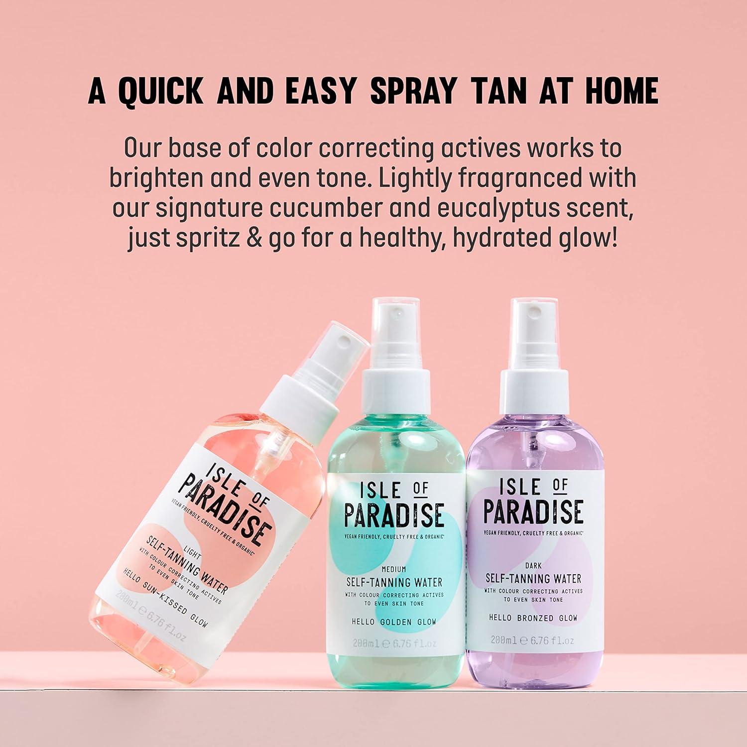 Light Self-Tanning Water Spray for Face with Color Correcting Actives