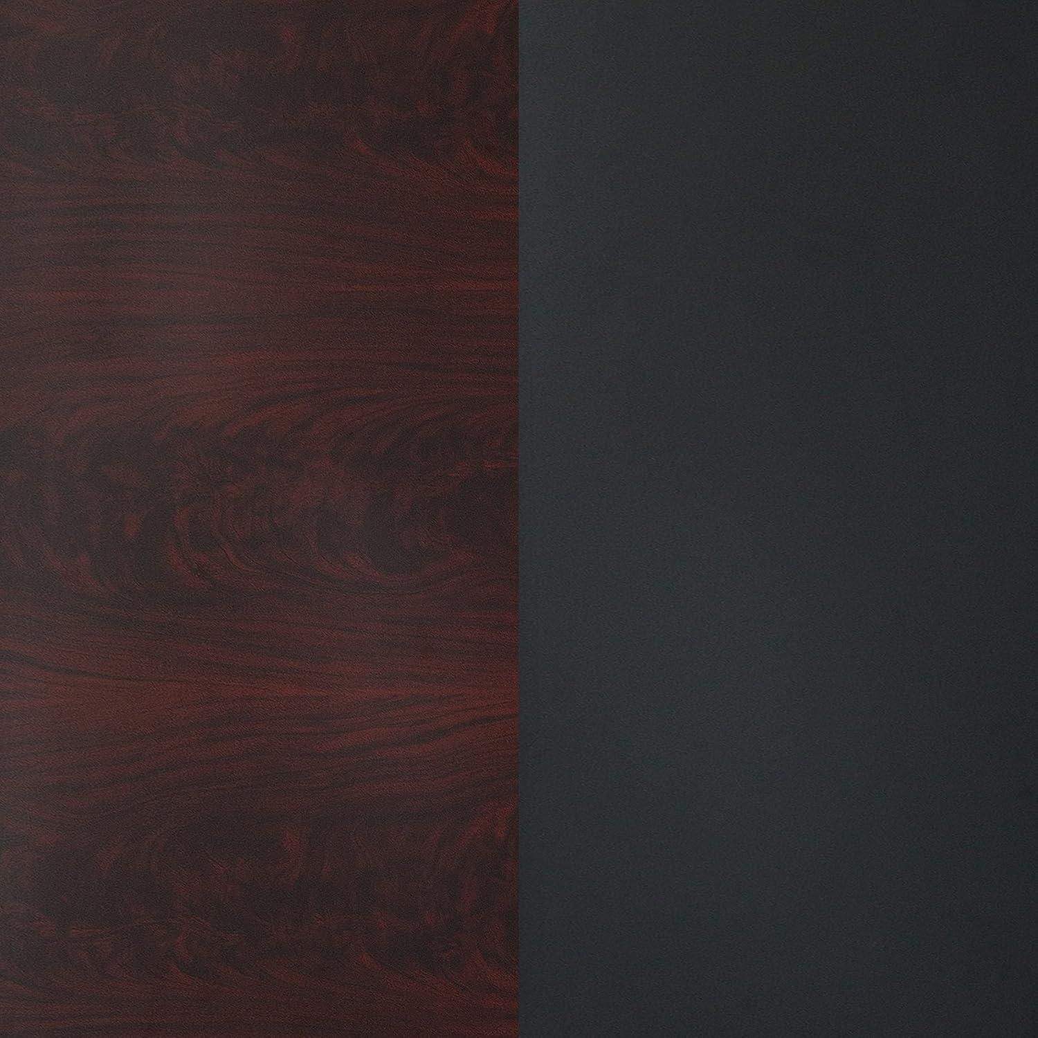 Flash Furniture 30'' x 42'' Rectangular Table Top with Black or Mahogany Reversible Laminate Top