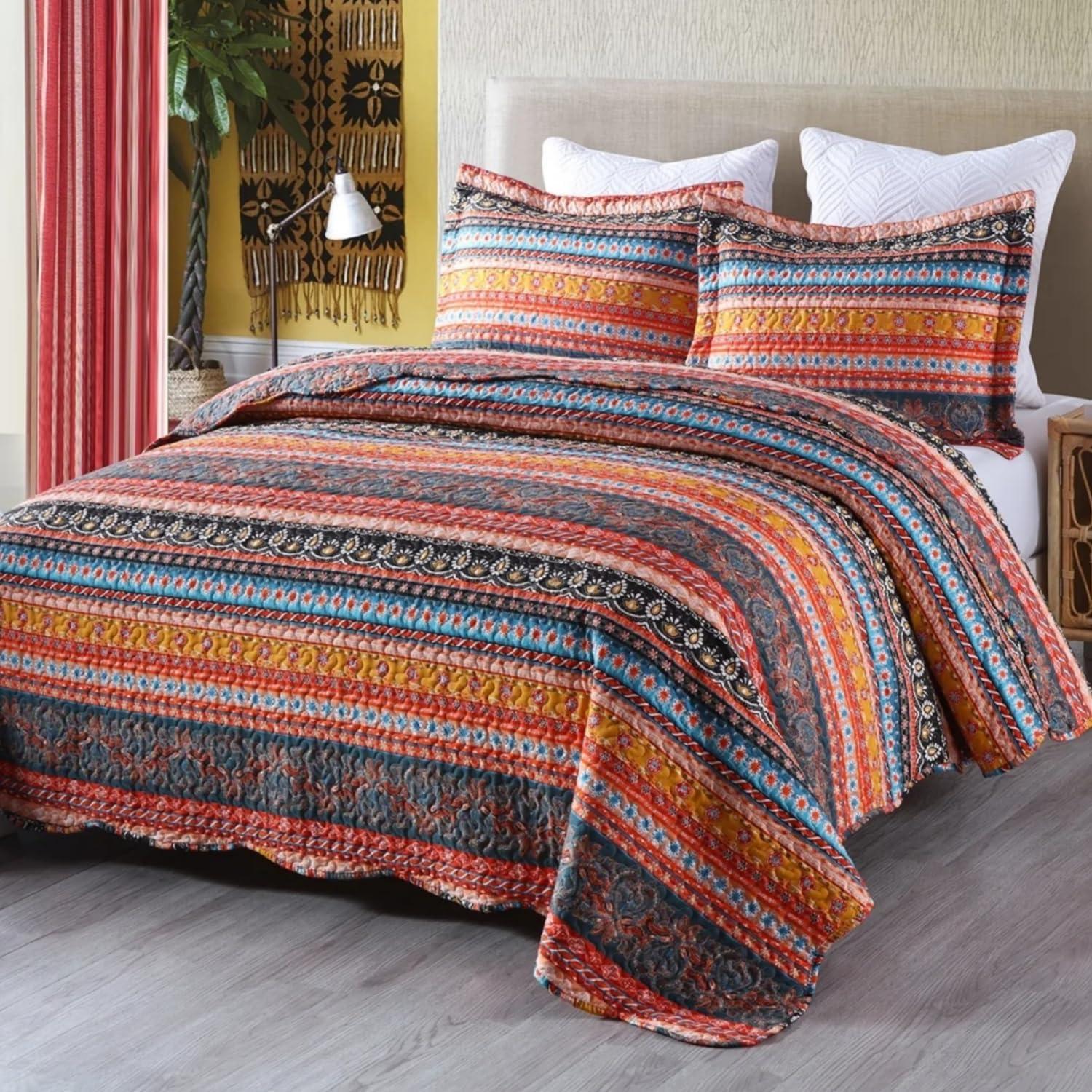 Boho Abstract Quilt Set